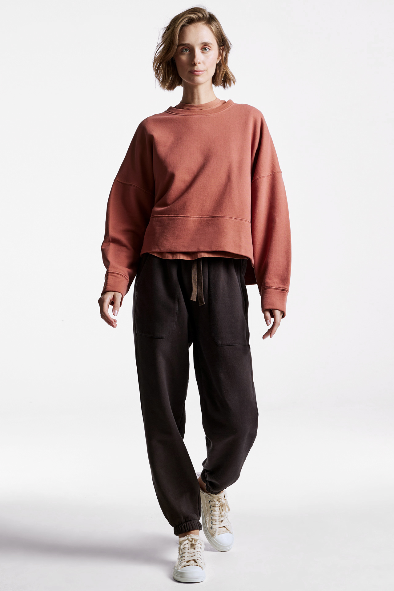 Crop Oversized Sweatshirt