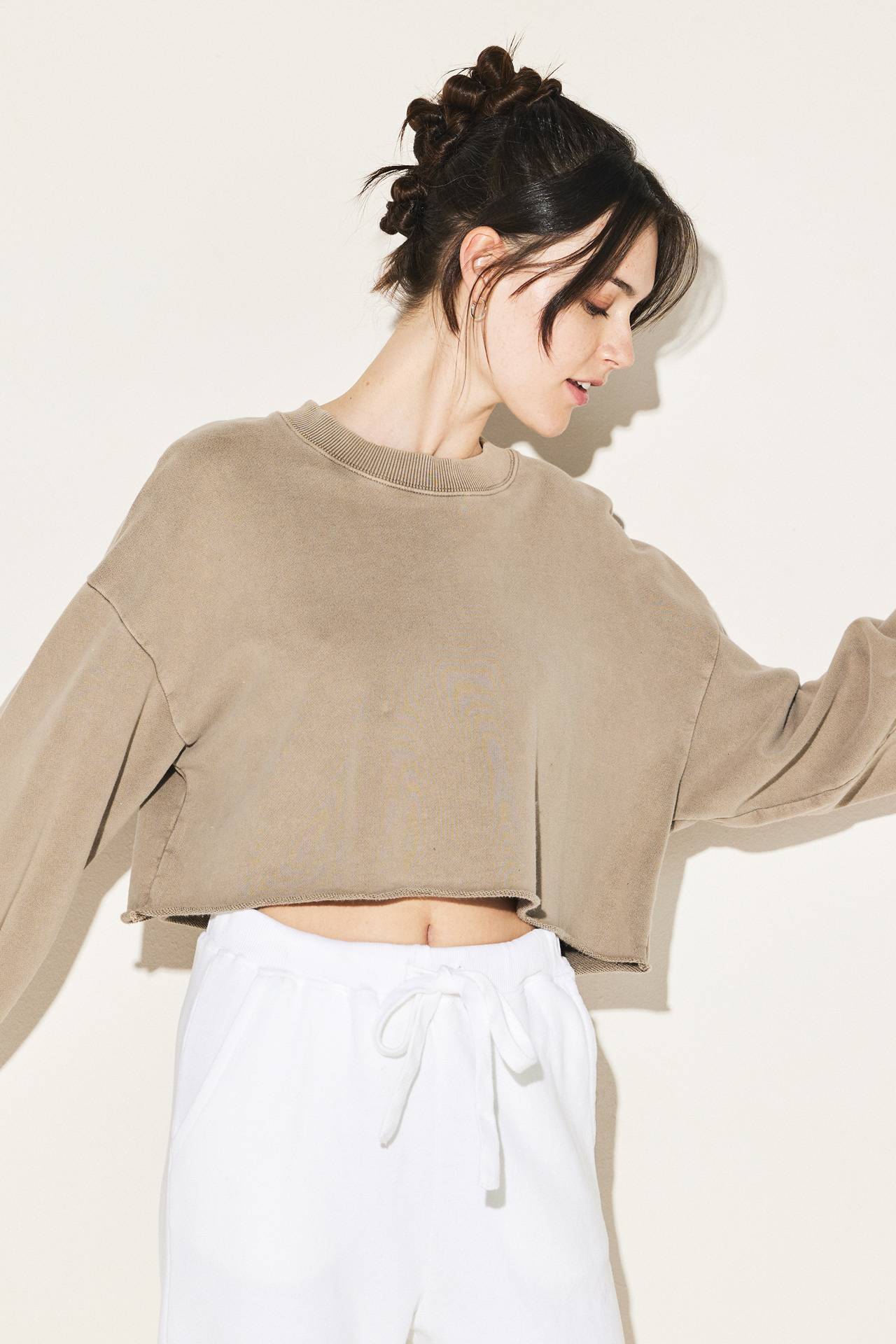 Relaxed Crop Crewneck