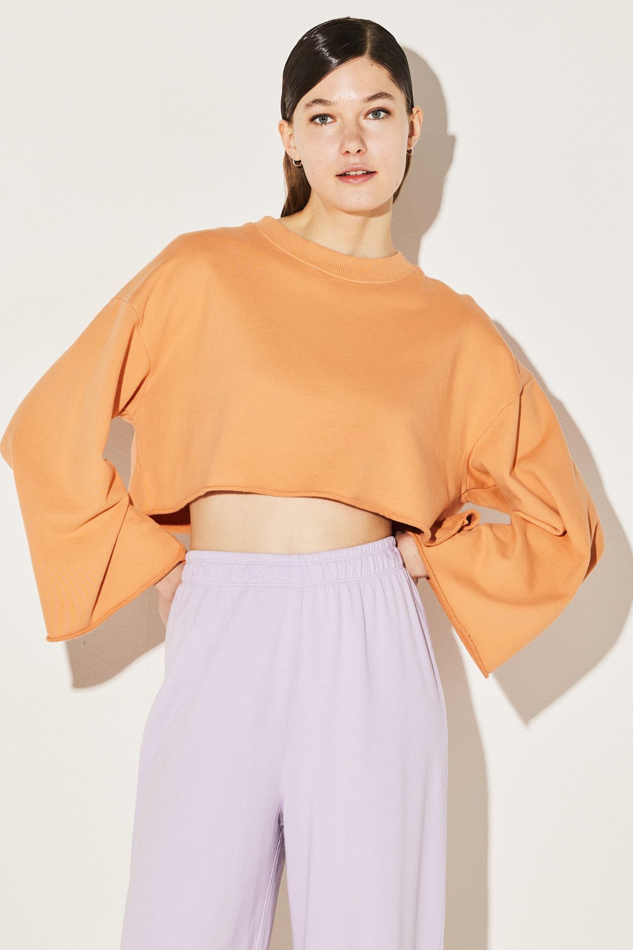 Relaxed Crop Crewneck