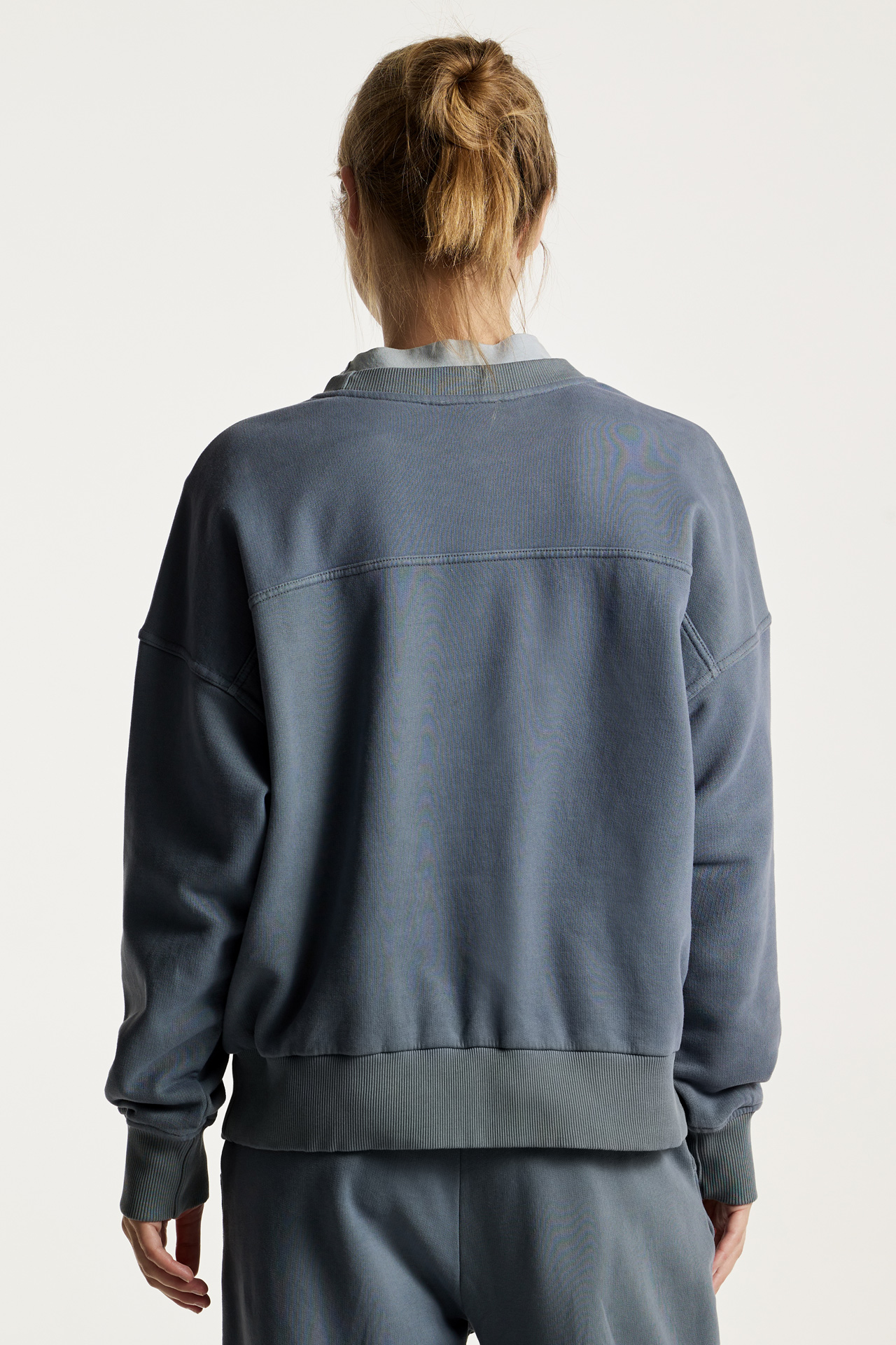 Divided Detailing And Pockets Sweatshirt