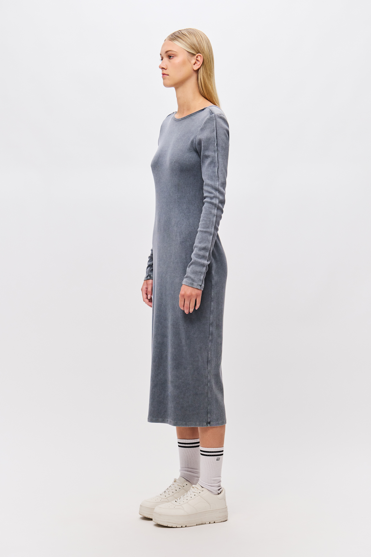 SLIM FIT RIB DRESS