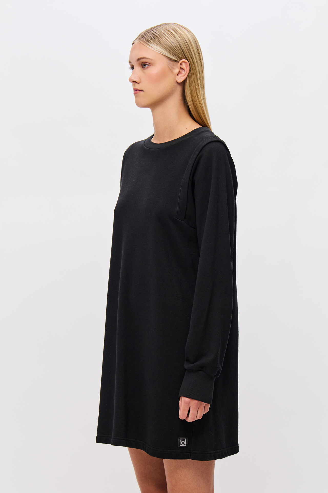 MINI DRESS WITH SHOULDER DETAIL