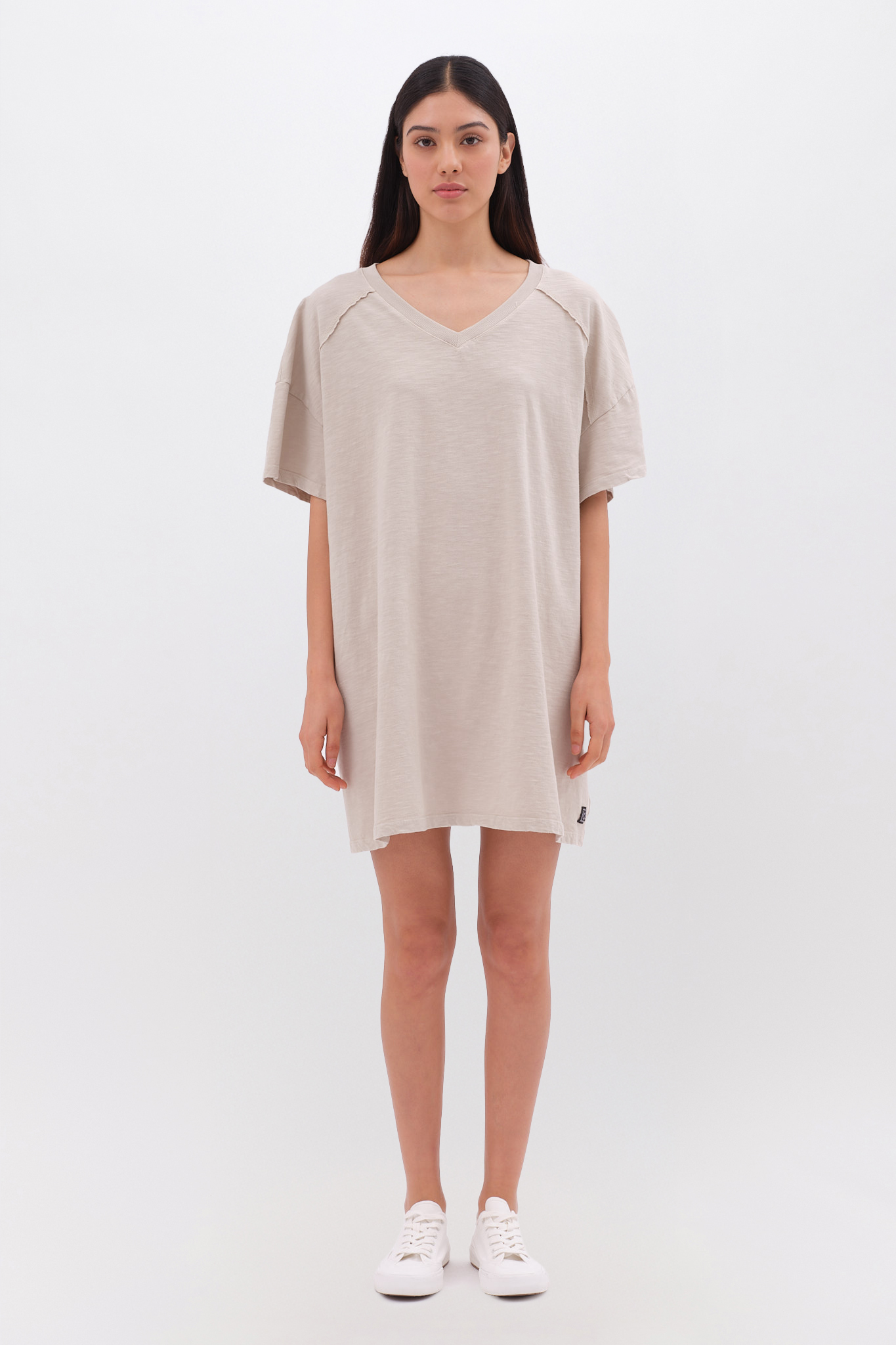 SLUB RELAXED DRESS