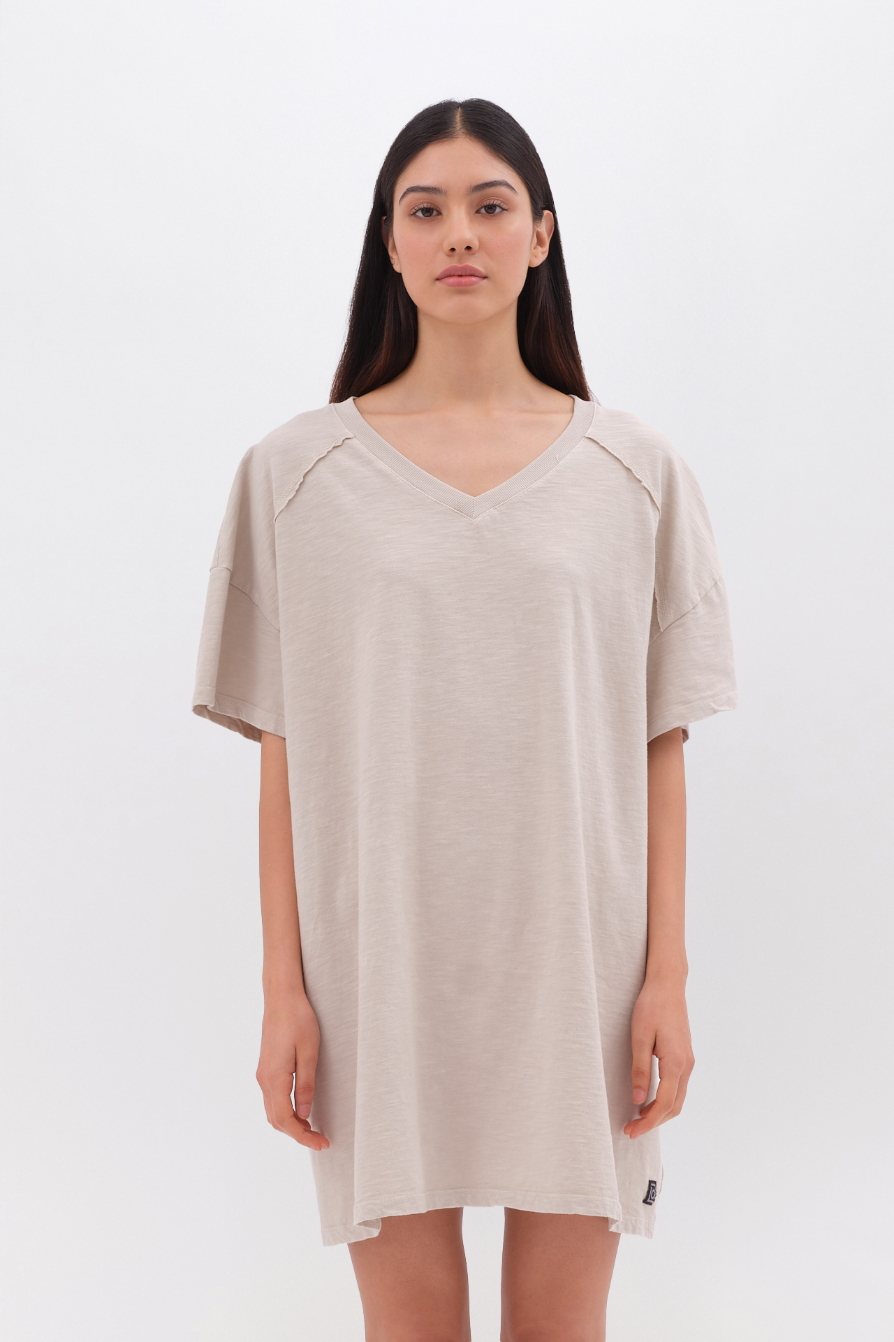 SLUB RELAXED DRESS