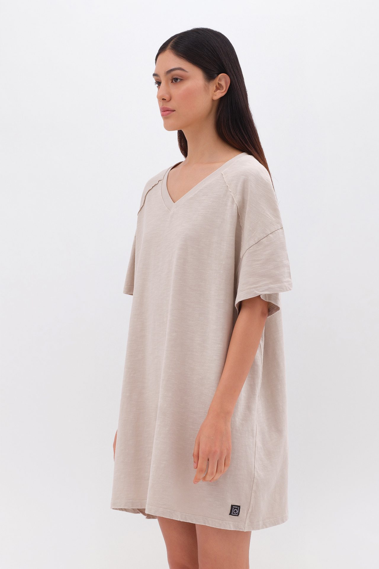 SLUB RELAXED DRESS
