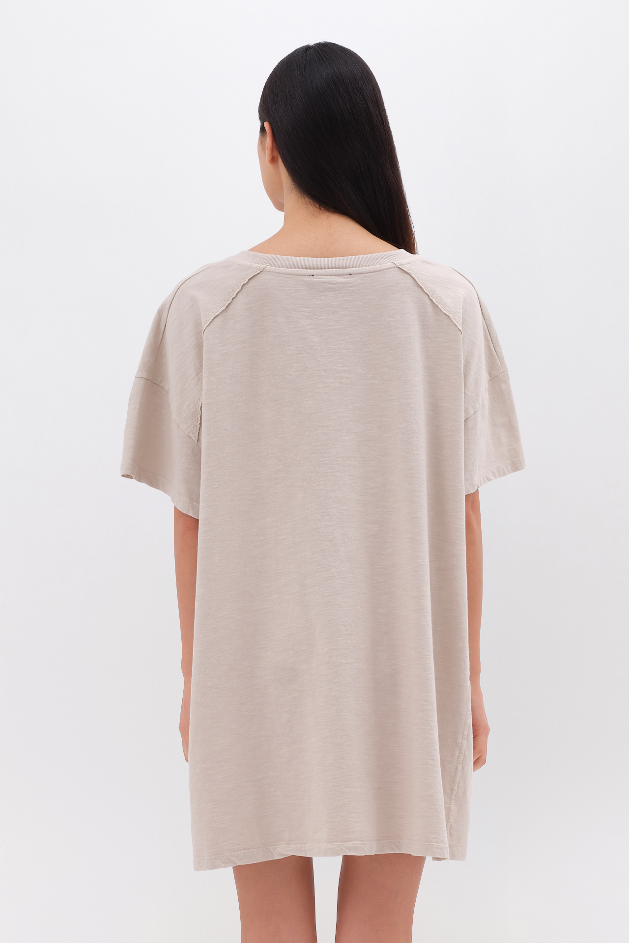 SLUB RELAXED DRESS