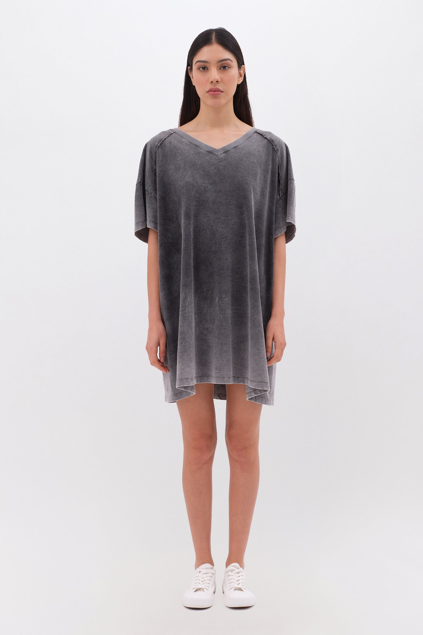 SLUB RELAXED DRESS