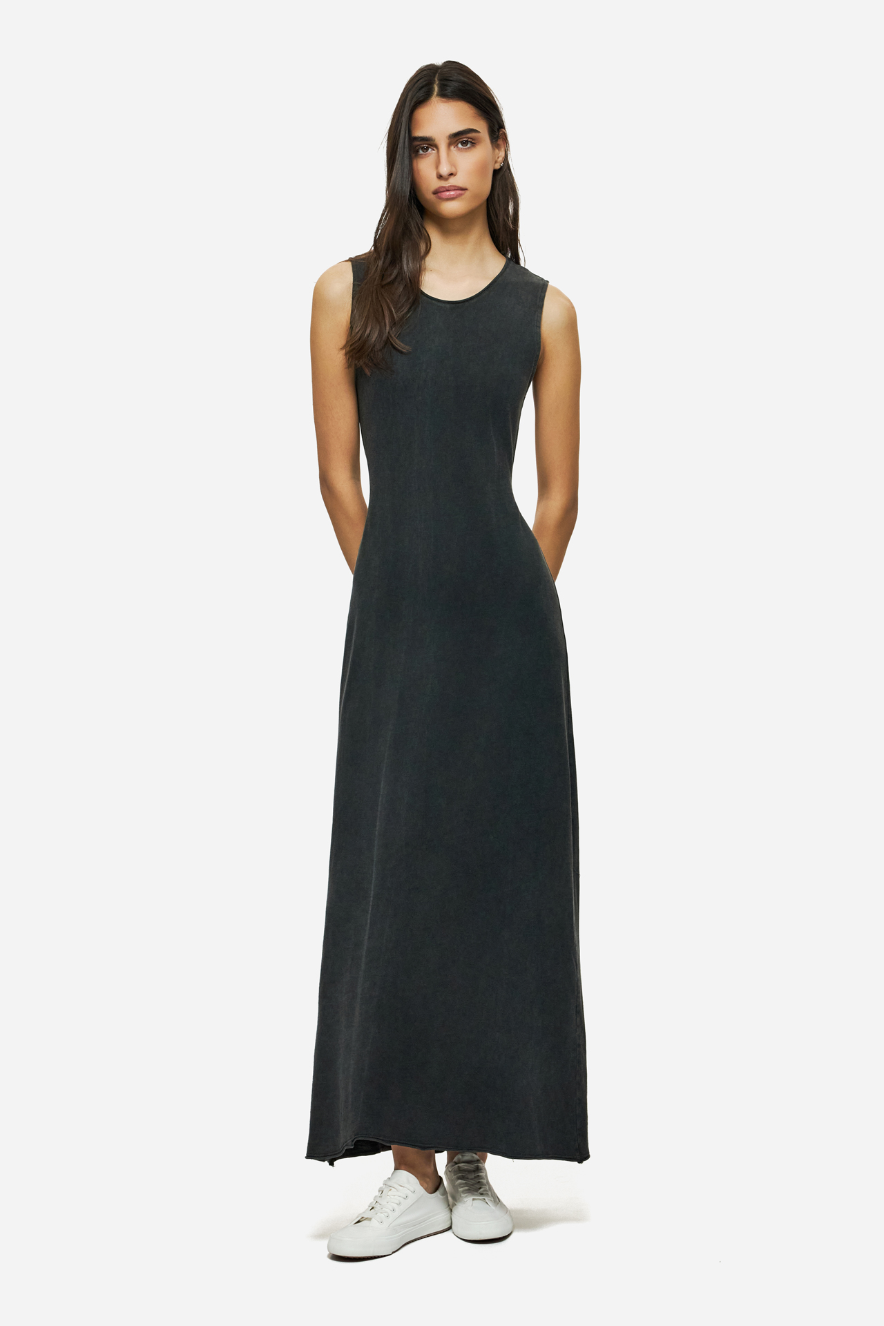 MAXI SLUB DRESS
