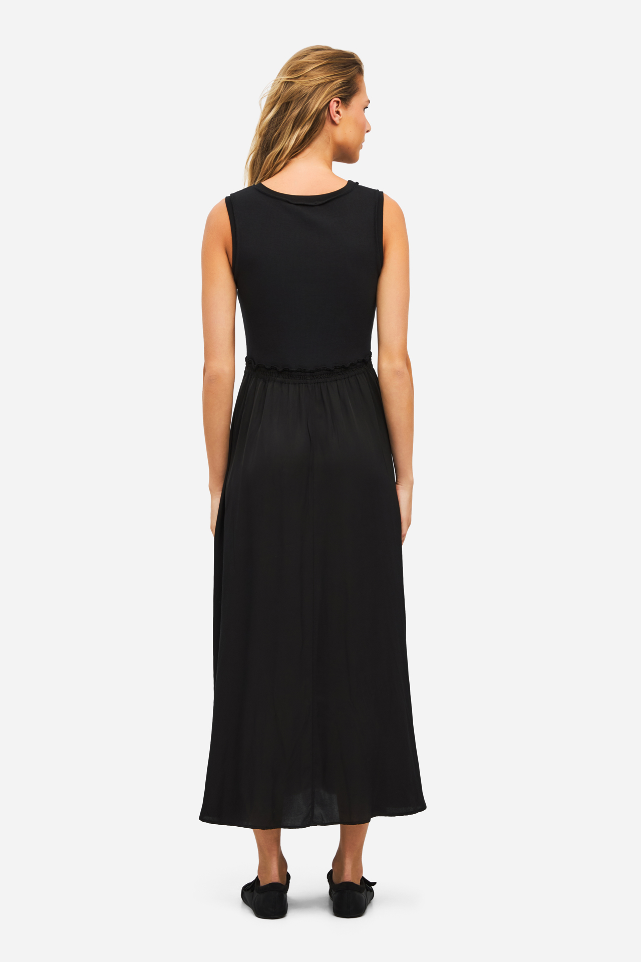 2 FABRIC MIDI DRESS