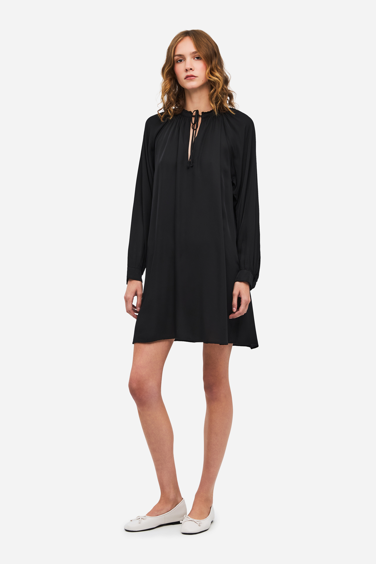 RELAXED SATIN DRESS