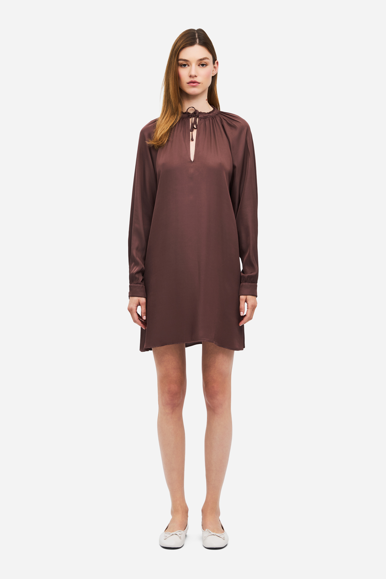 RELAXED SATIN DRESS