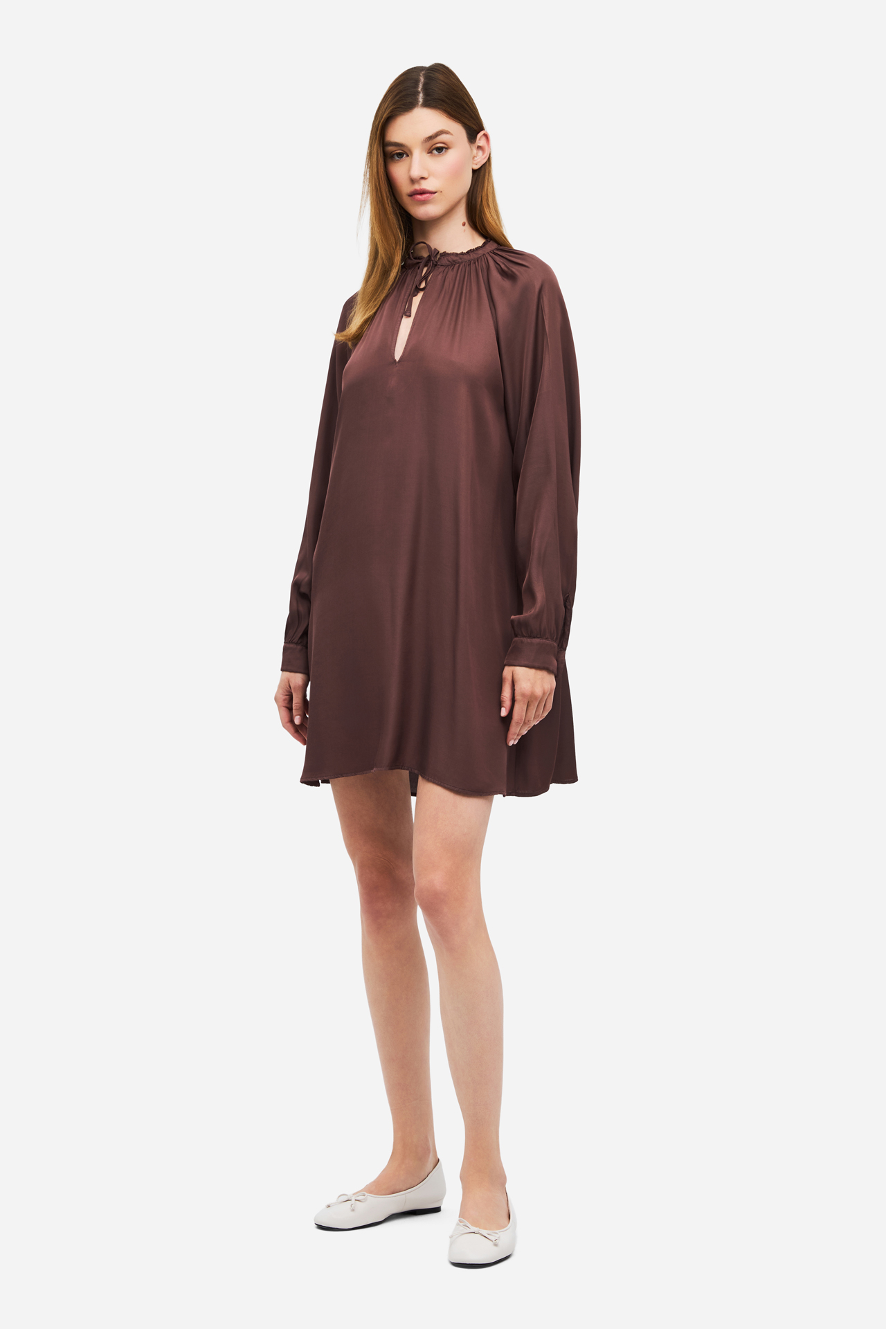 RELAXED SATIN DRESS
