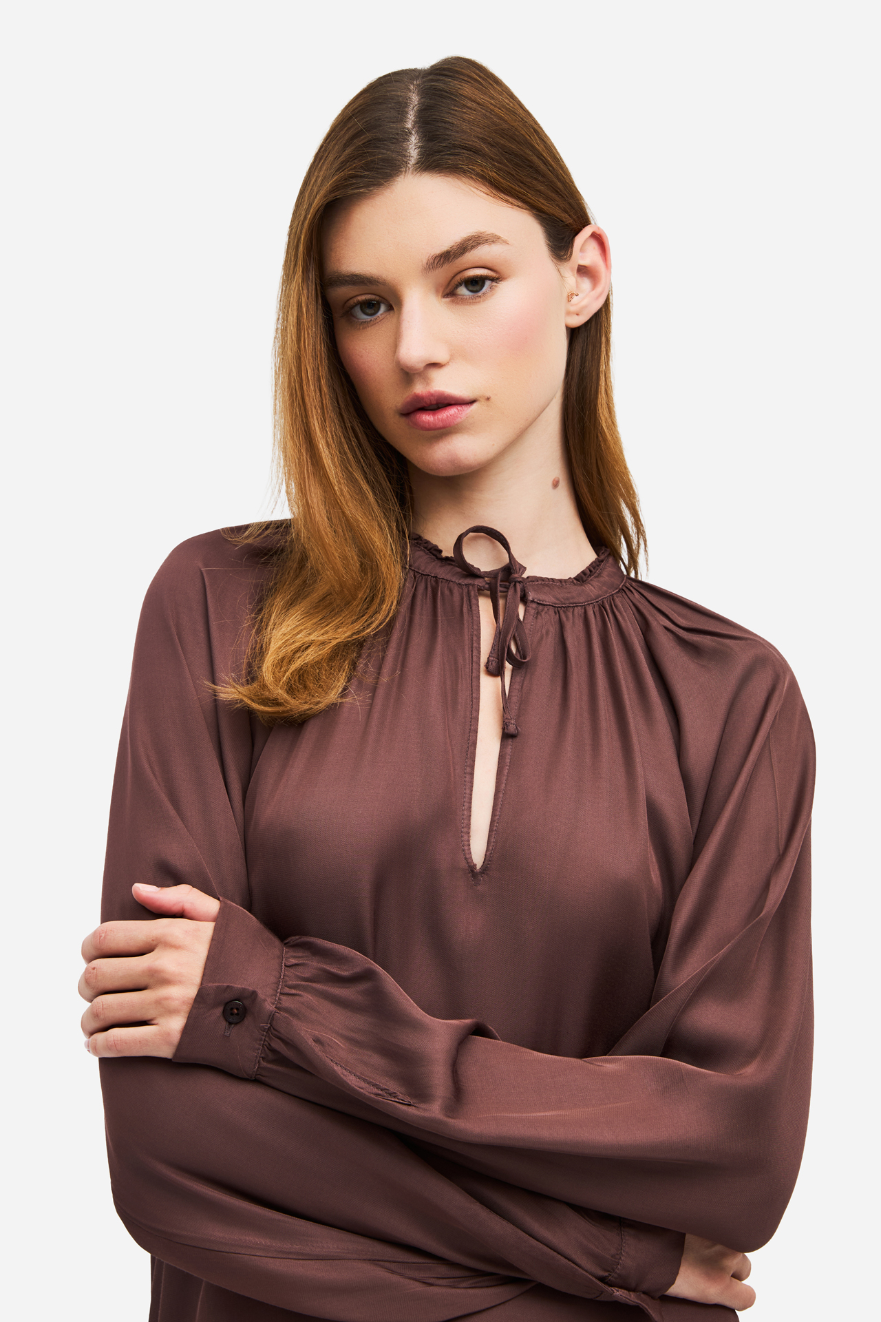 RELAXED SATIN DRESS