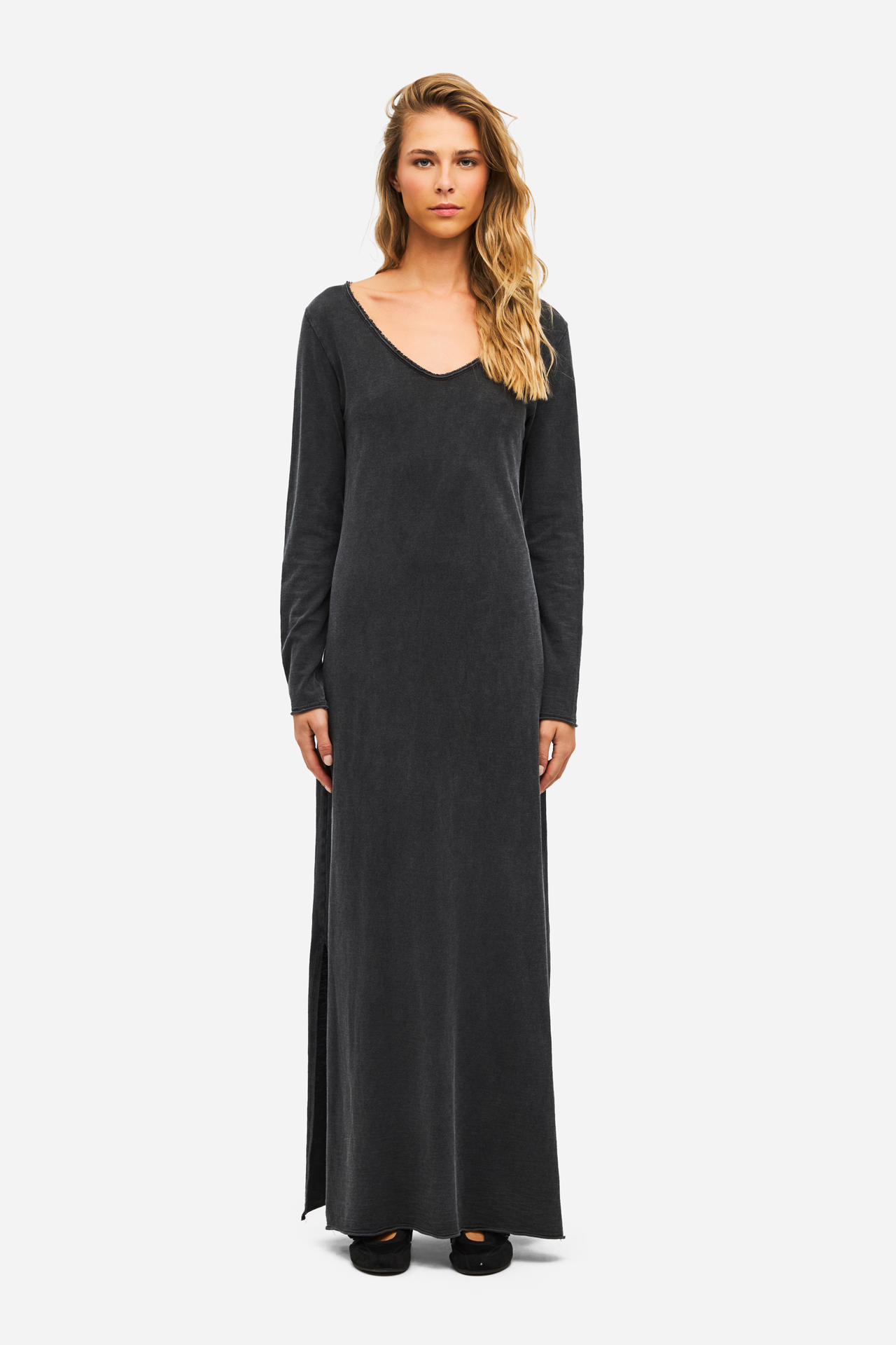 RAW EDGES ΜΑΧΙ DRESS