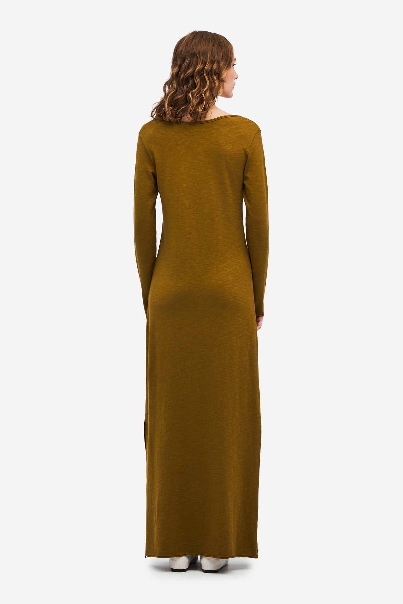 RAW EDGES ΜΑΧΙ DRESS