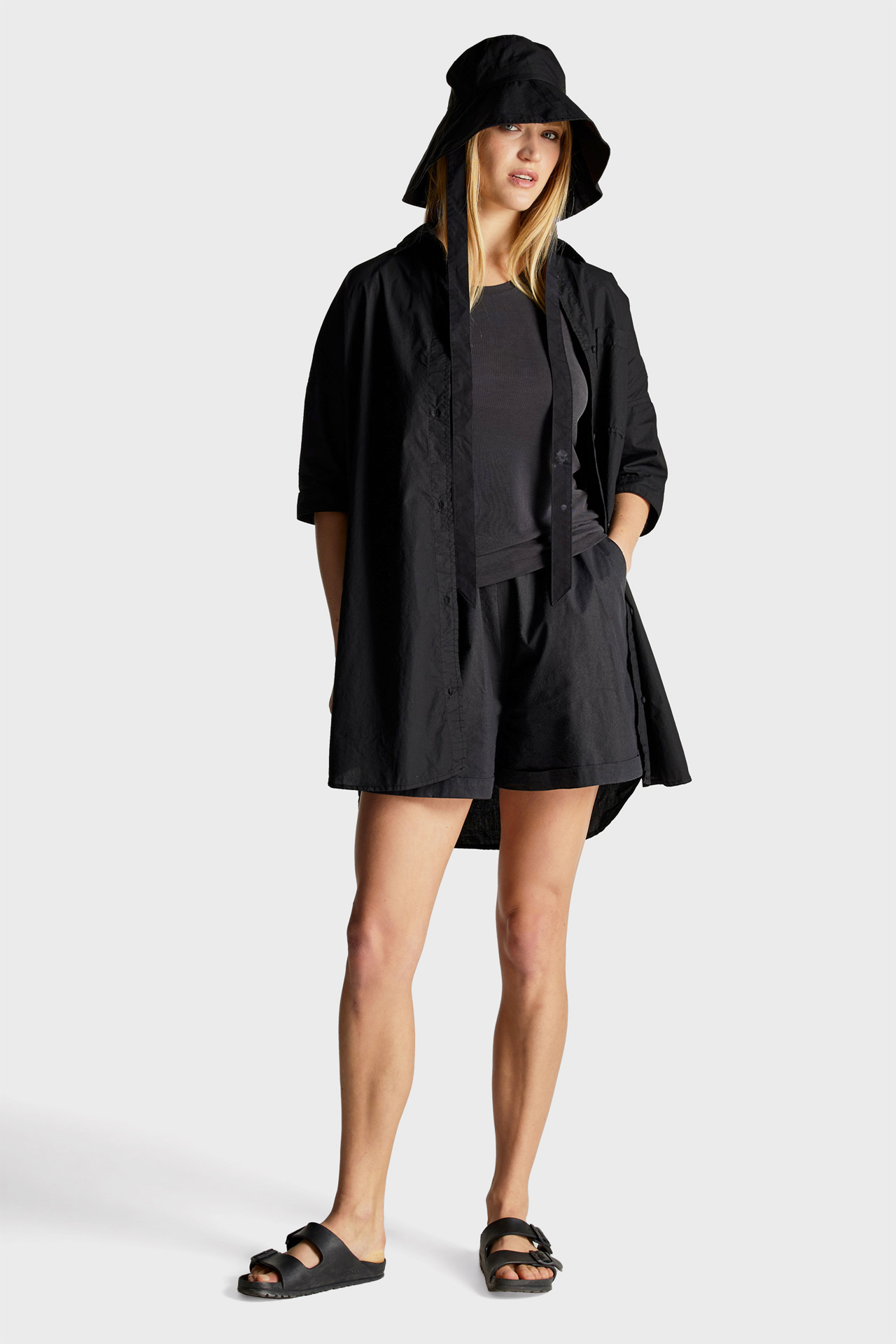 Short Oversized Shirt Dress