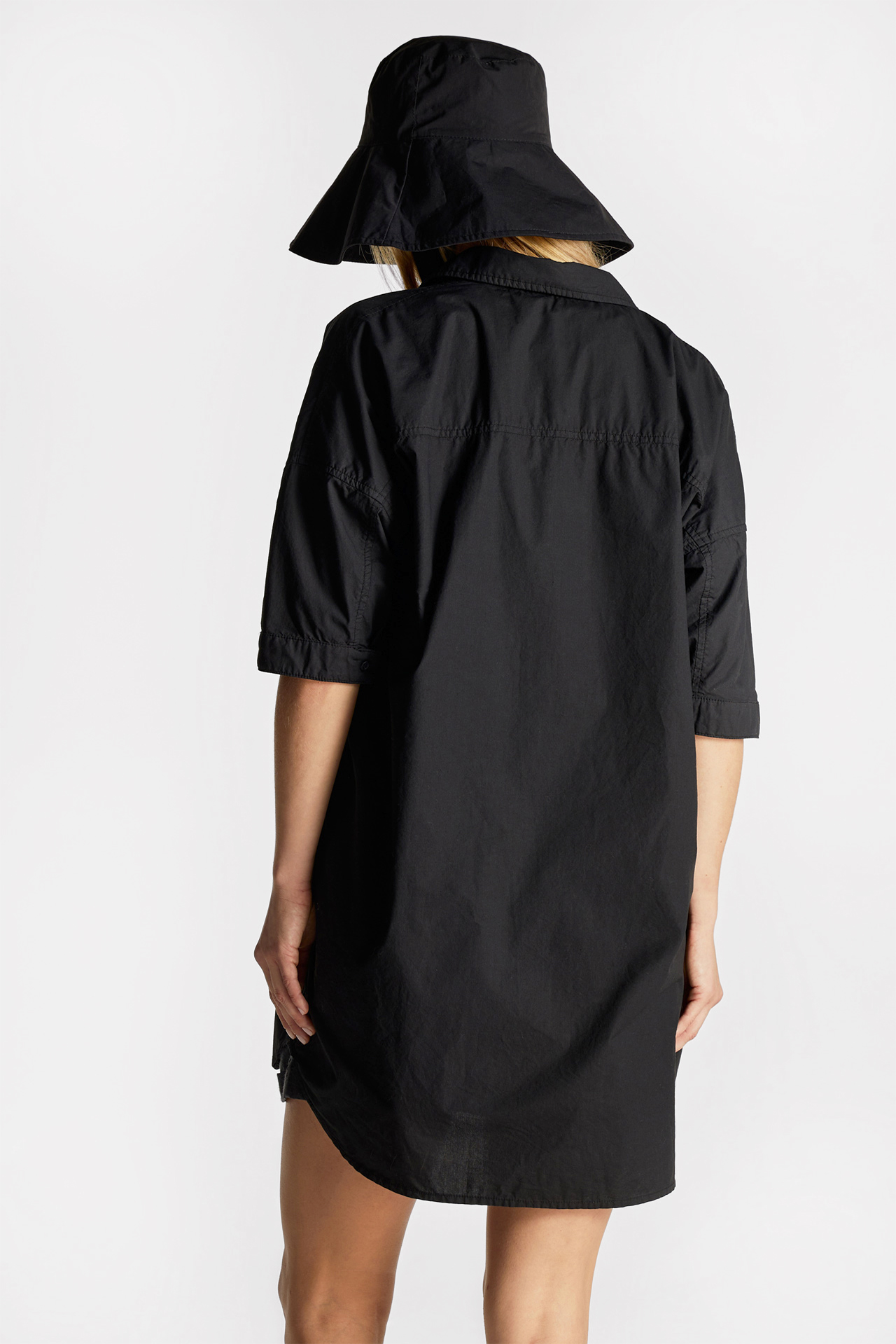 Short Oversized Shirt Dress