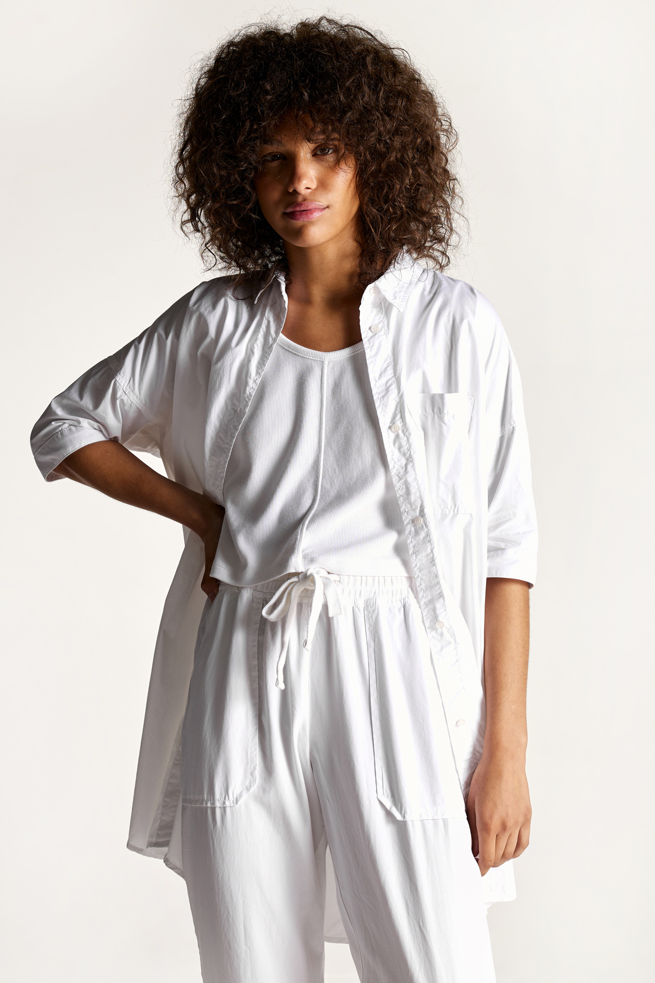 Short Oversized Shirt Dress