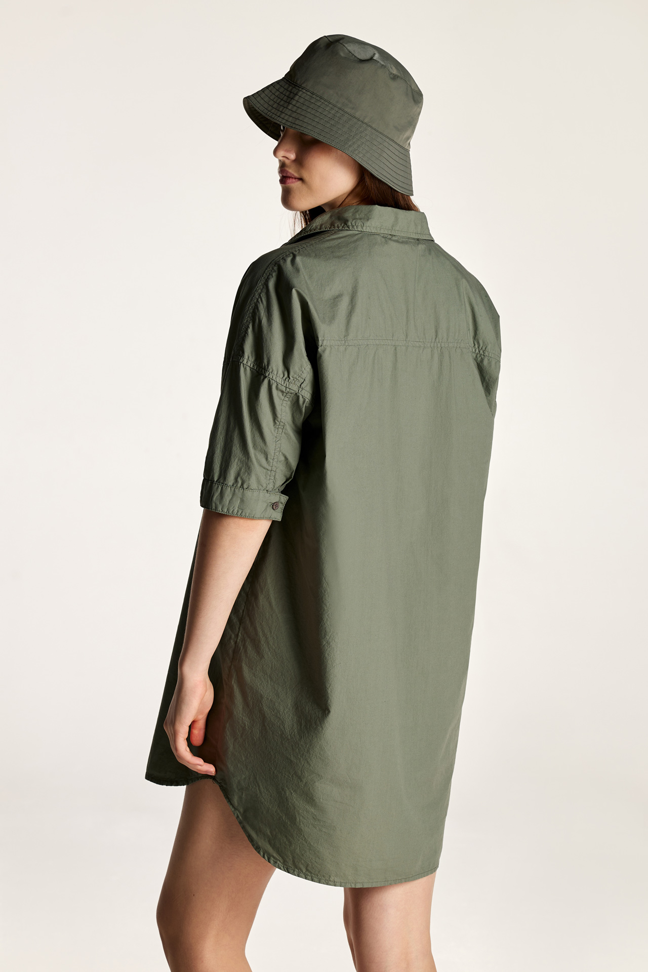 Short Oversized Shirt Dress