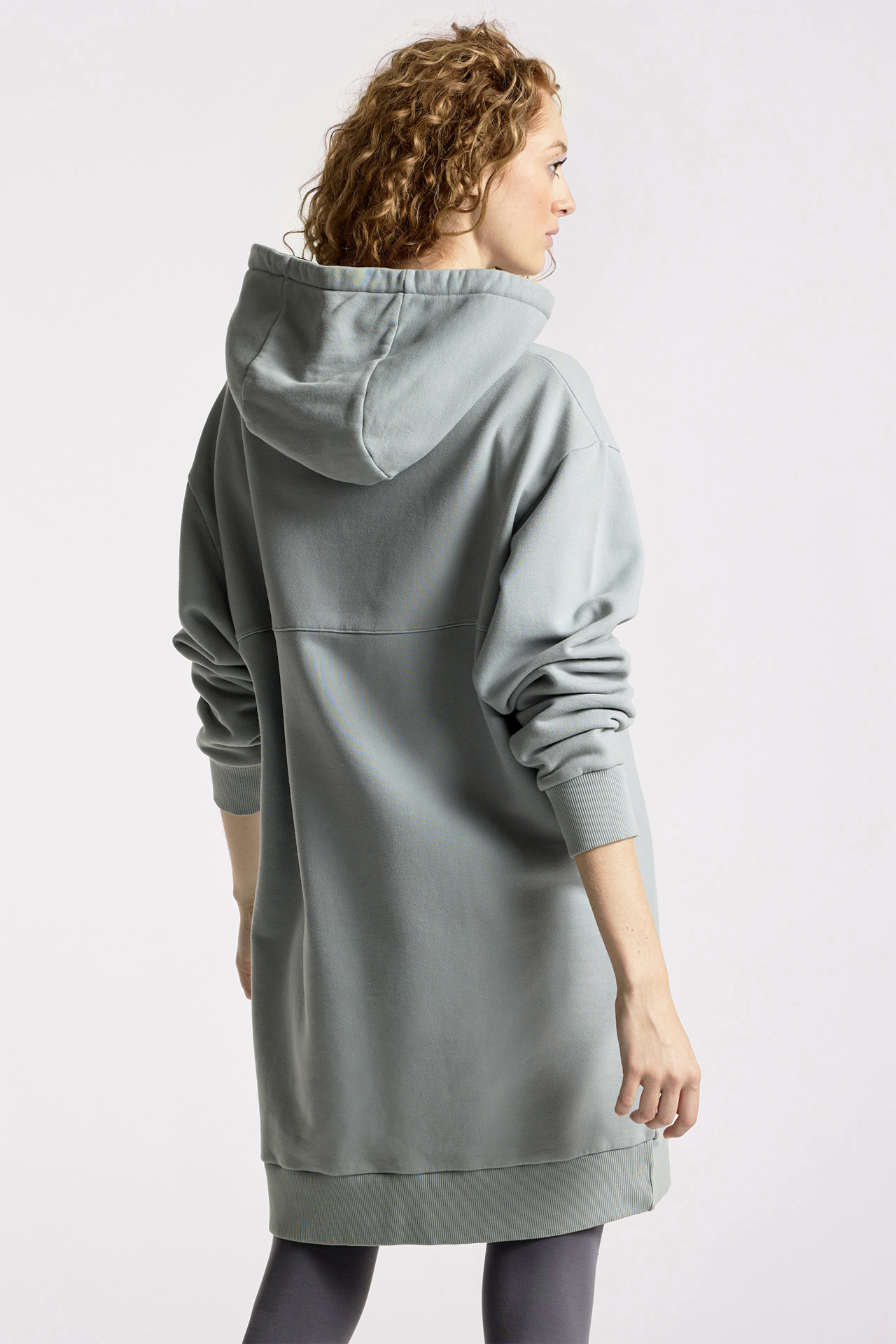 Oversized Mixed Fabric Hoodie