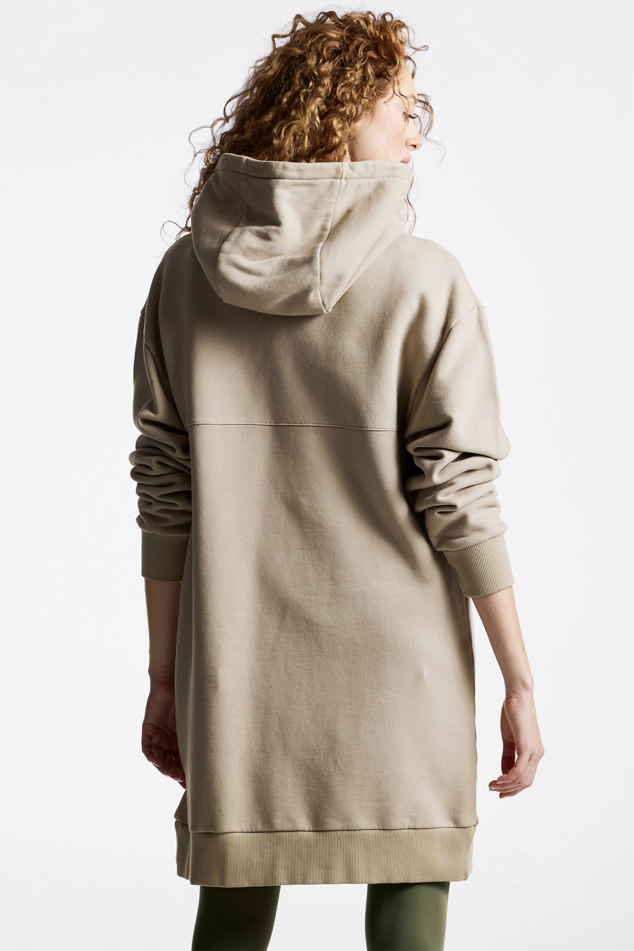 Oversized Mixed Fabric Hoodie