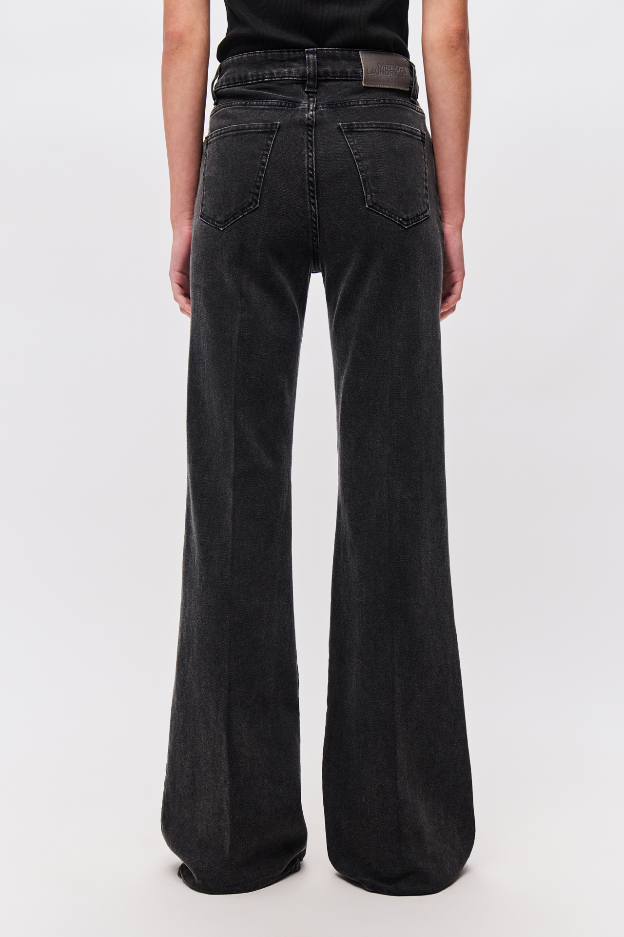 MID-RISE SKINNY FLARE JEANS