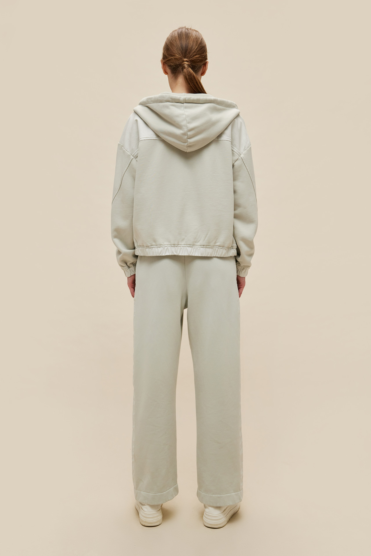 Contrast Full Zip