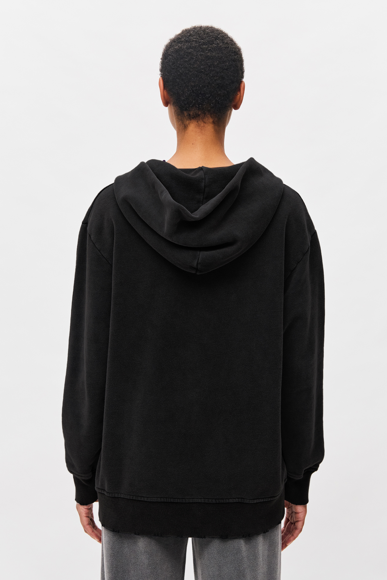 OVERSIZED FULLZIP WITH DESTROYS