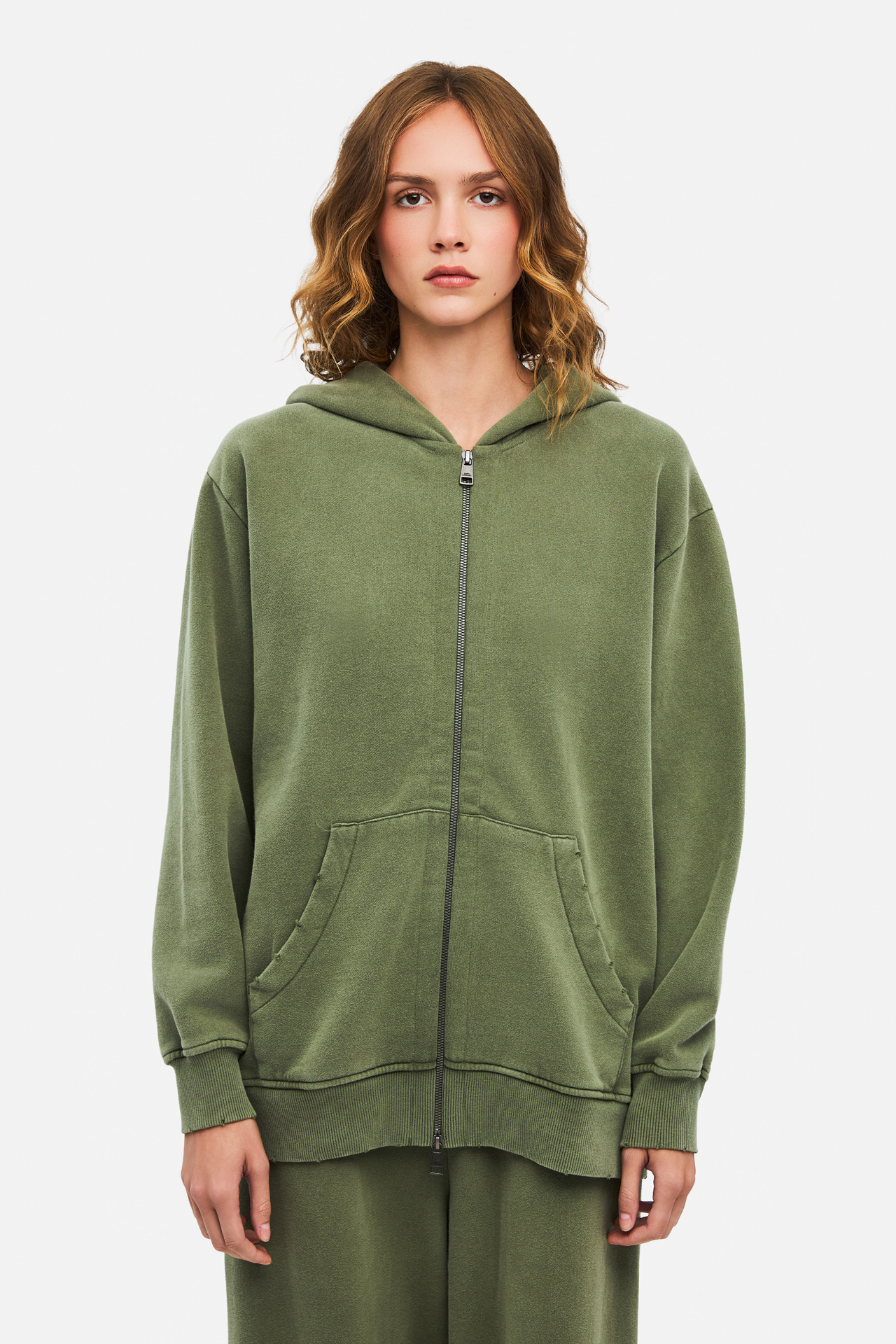 OVERSIZED FULLZIP WITH DESTROYS
