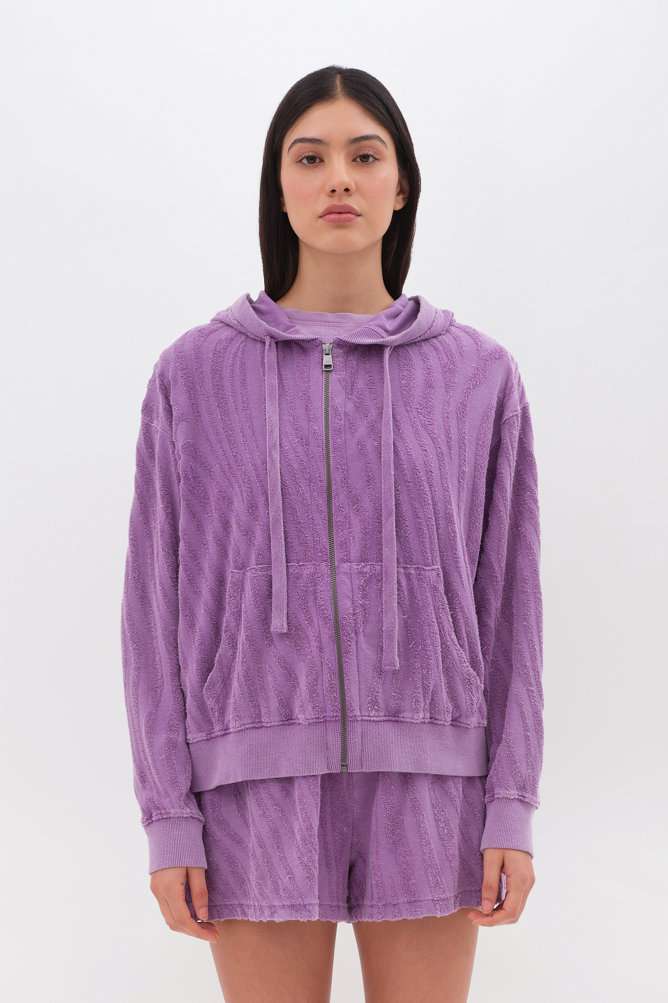 JAQUARD TERRY TOWEL FULLZIP