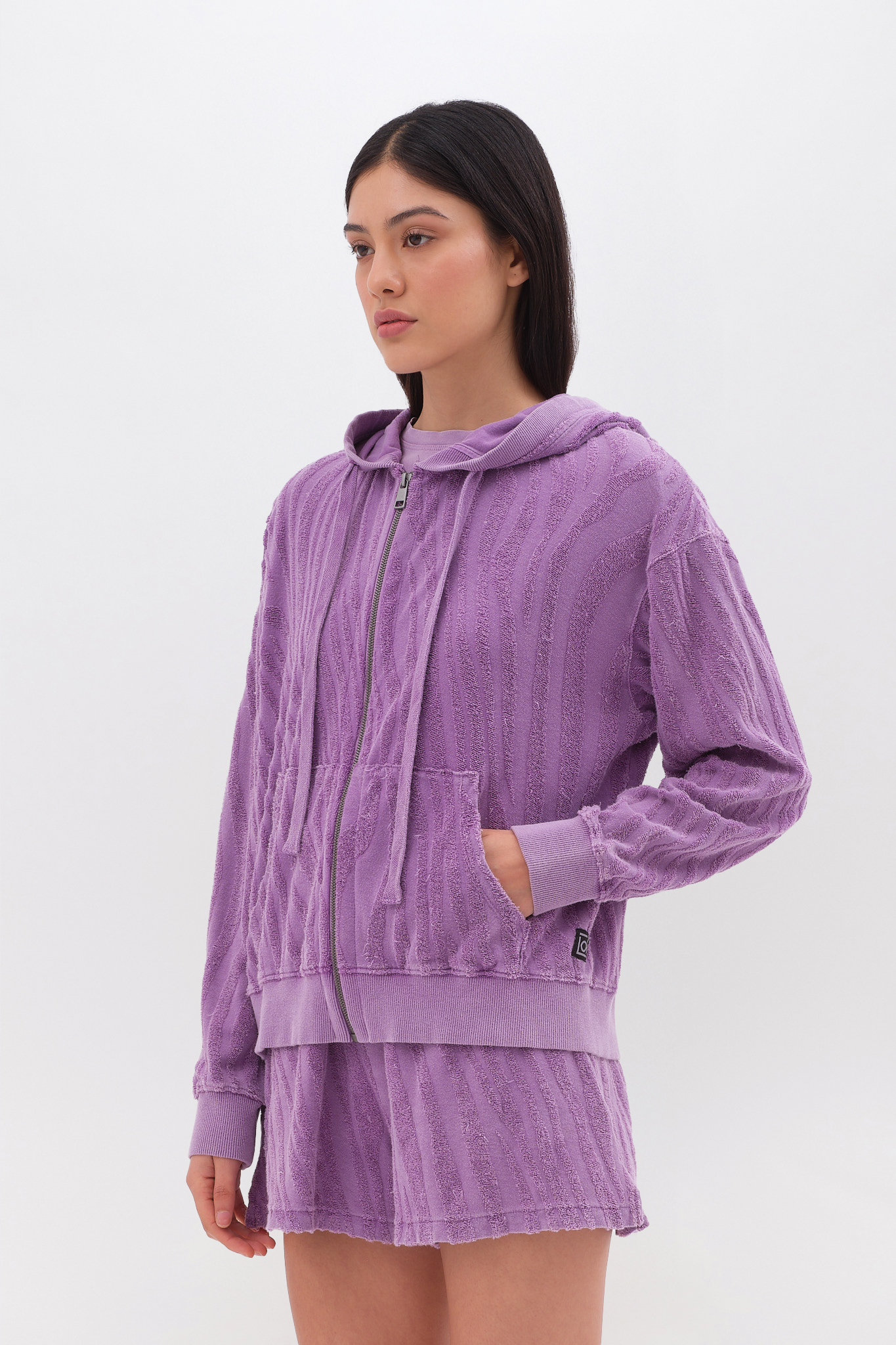 JAQUARD TERRY TOWEL FULLZIP