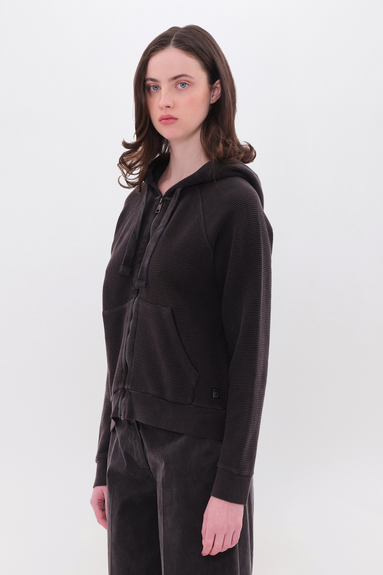 WAFFLE RAGLAN FULLZIP