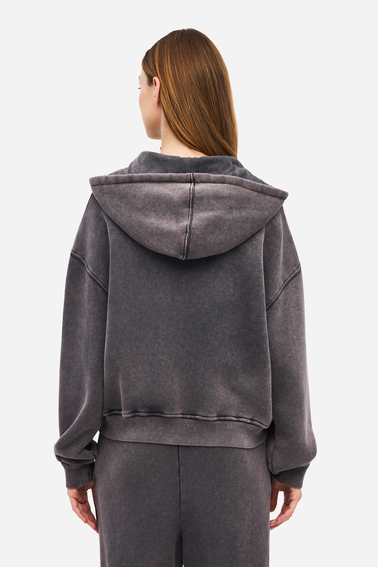 CROPPED FULLZIP WITH SEAMING