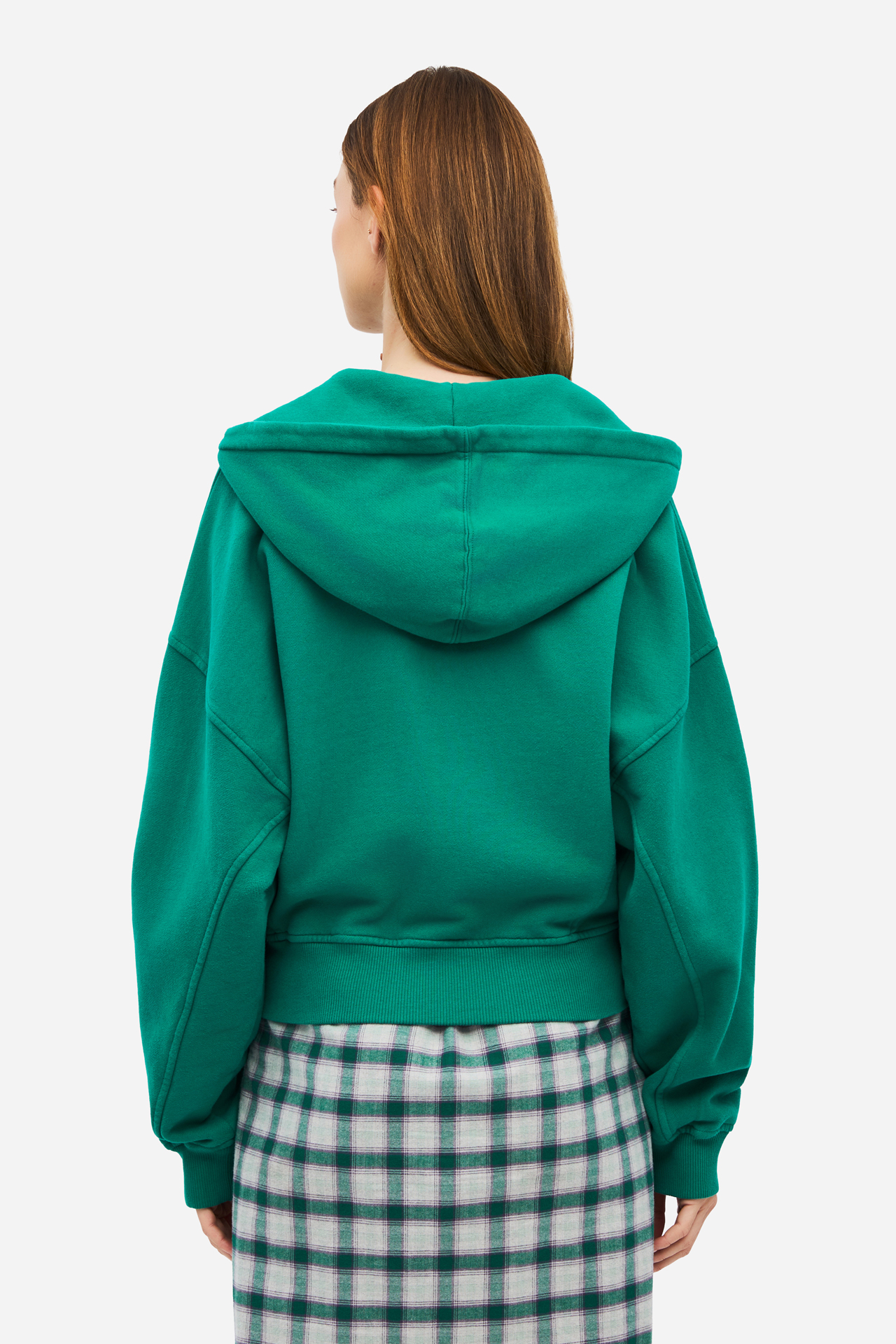 CROPPED FULLZIP WITH SEAMING