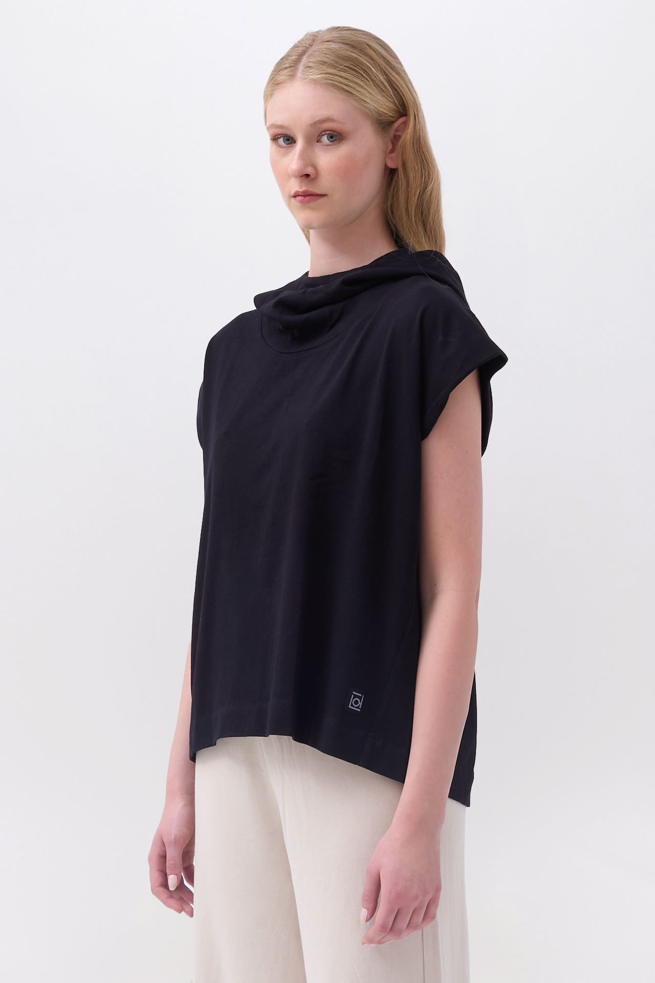 High Neck Hoodie