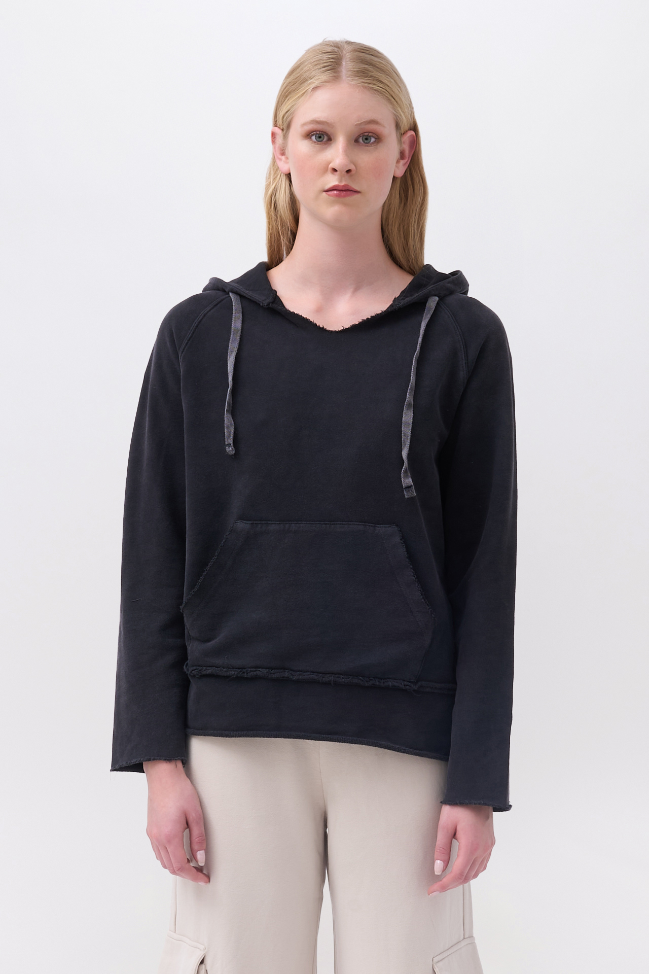 Raw EdgeDetail Hoodie