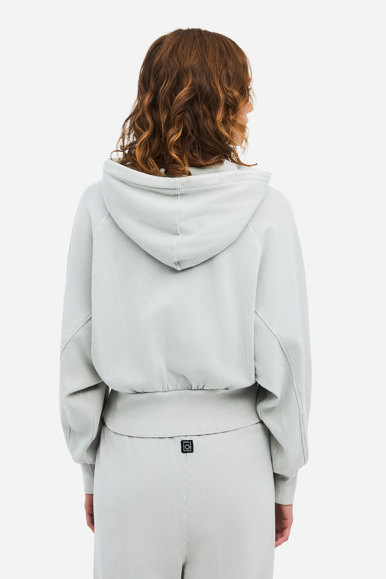 CROPPED RAGLAN HOODIE