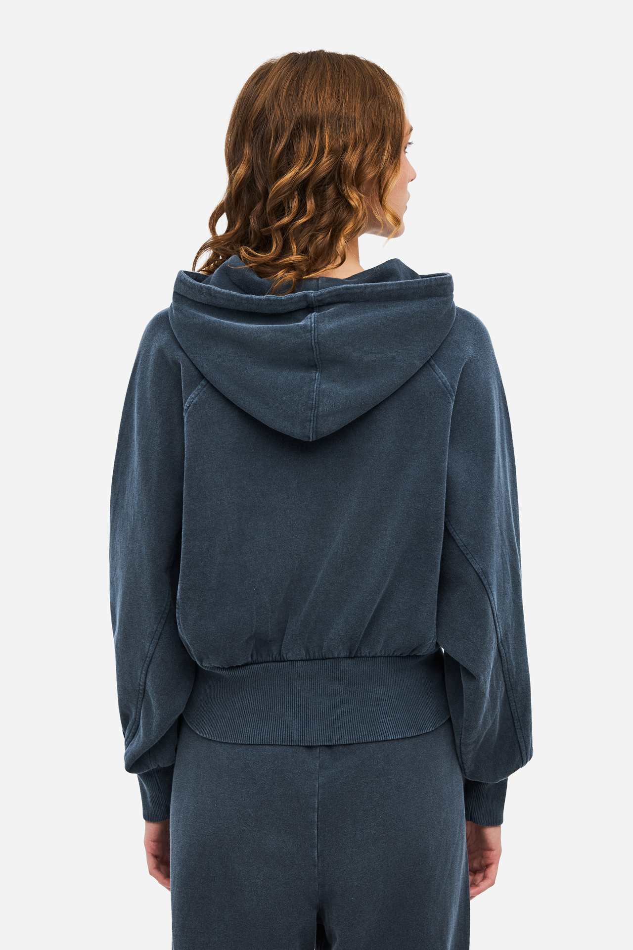 CROPPED RAGLAN HOODIE