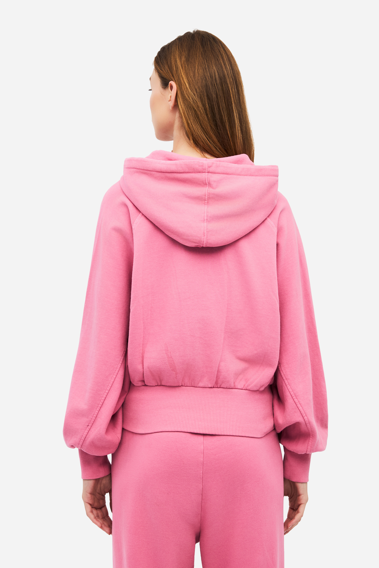CROPPED RAGLAN HOODIE