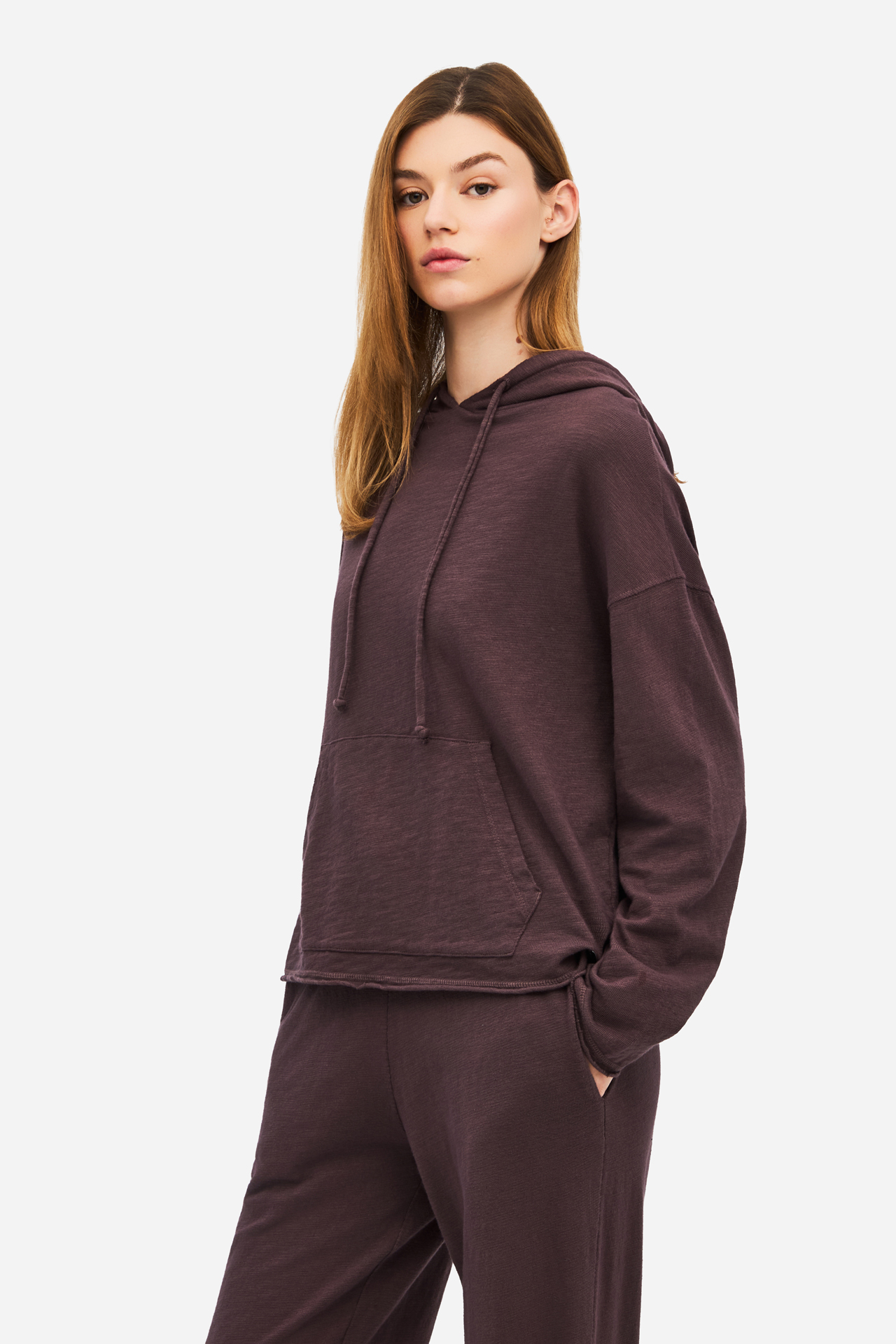 LIGHT SLUB HOODIE