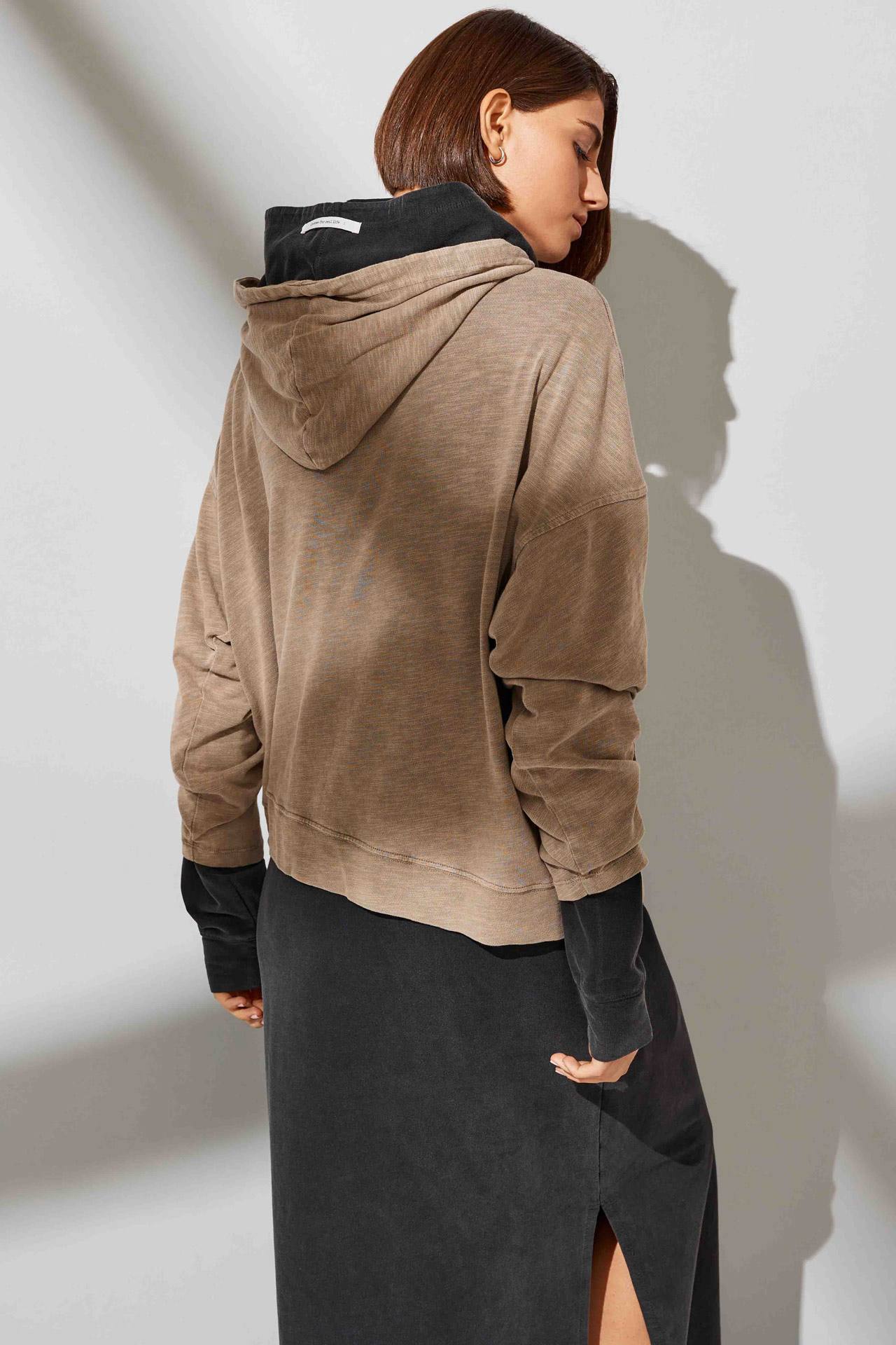 HEAVY SLUB DROP SHOULDER HOODIE