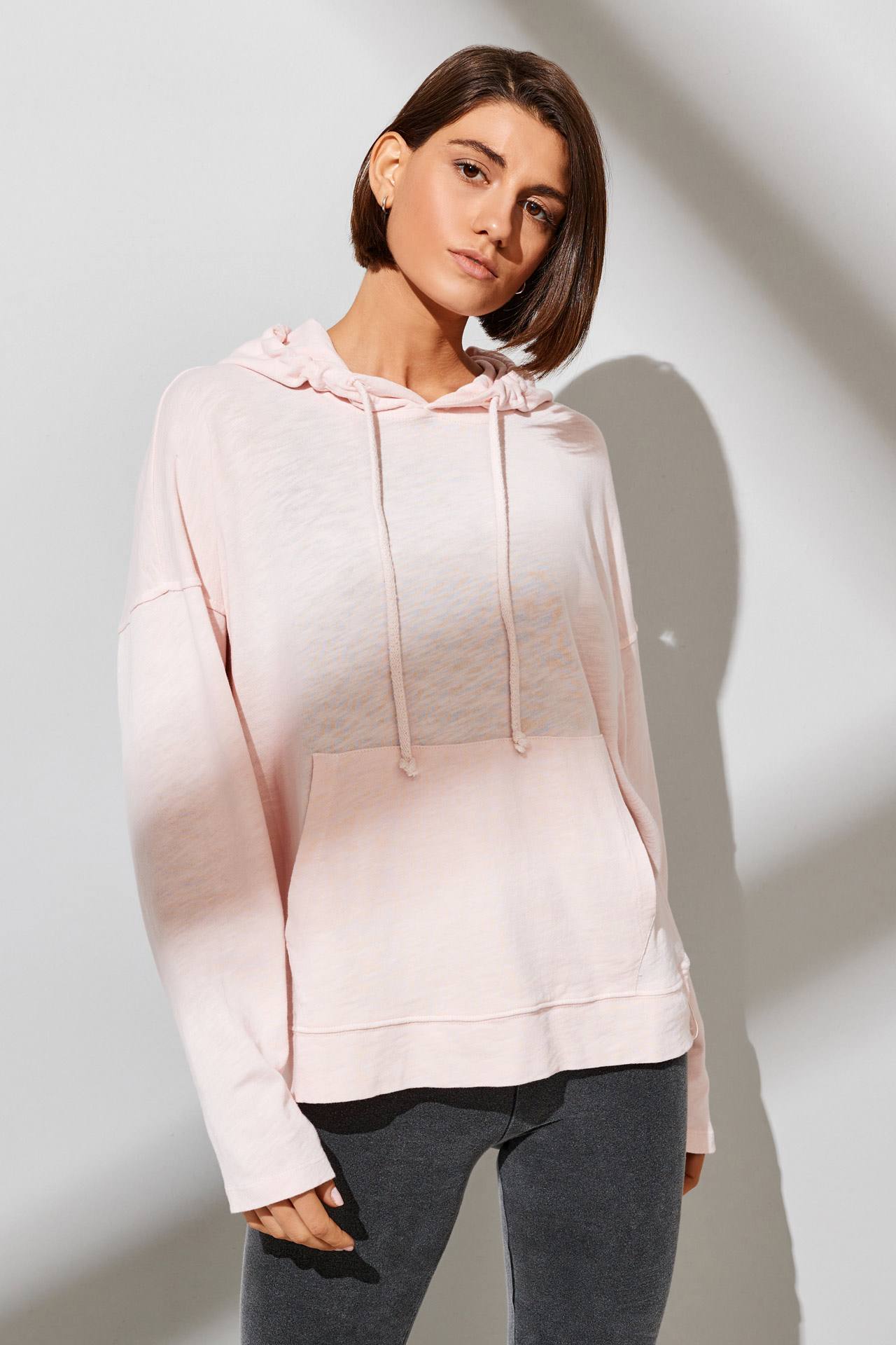 HEAVY SLUB DROP SHOULDER HOODIE