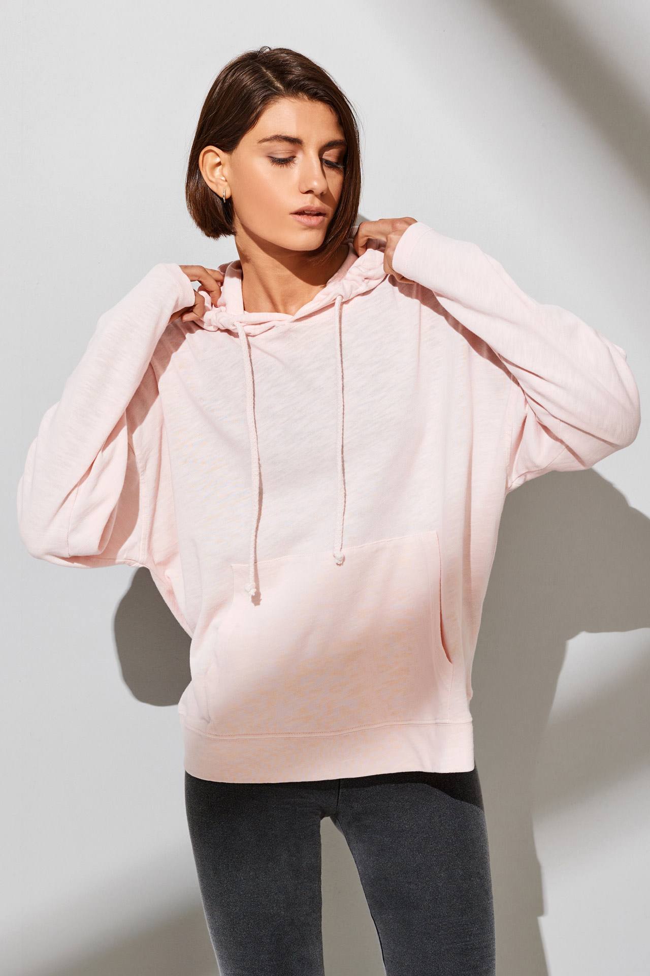 HEAVY SLUB DROP SHOULDER HOODIE