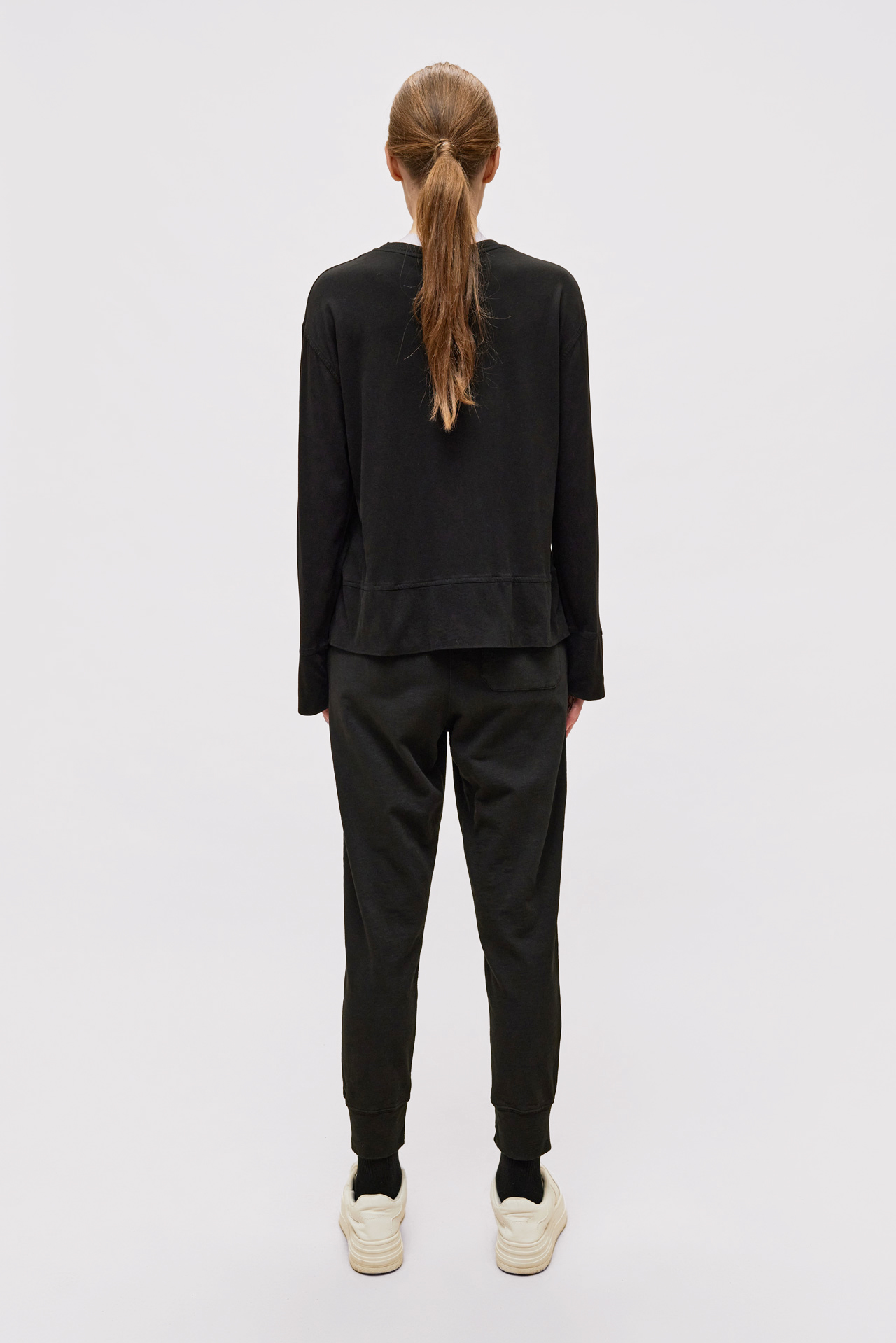 Raw-Edge Detailed Longsleeve
