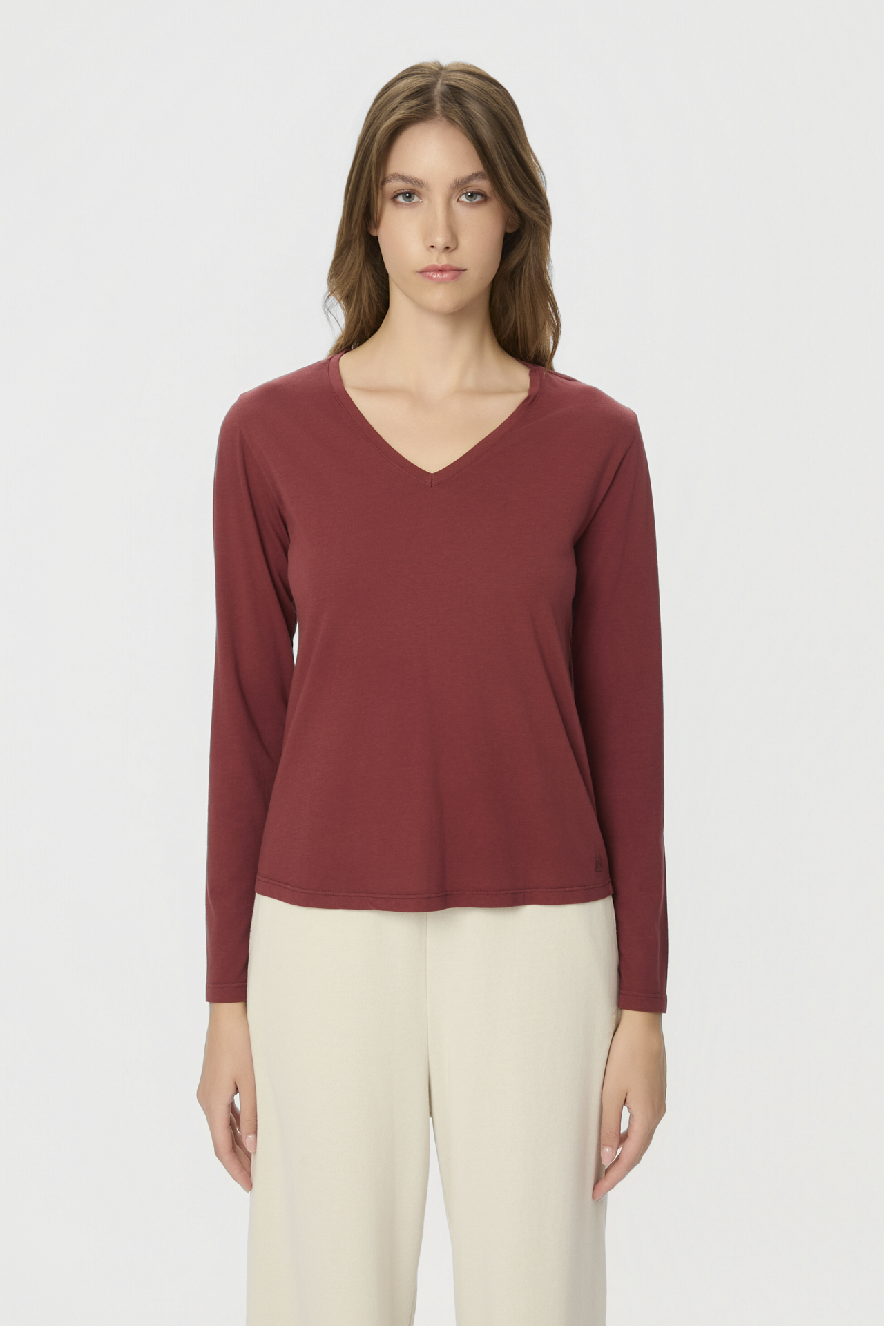 V-NECK LONGSLEEVE