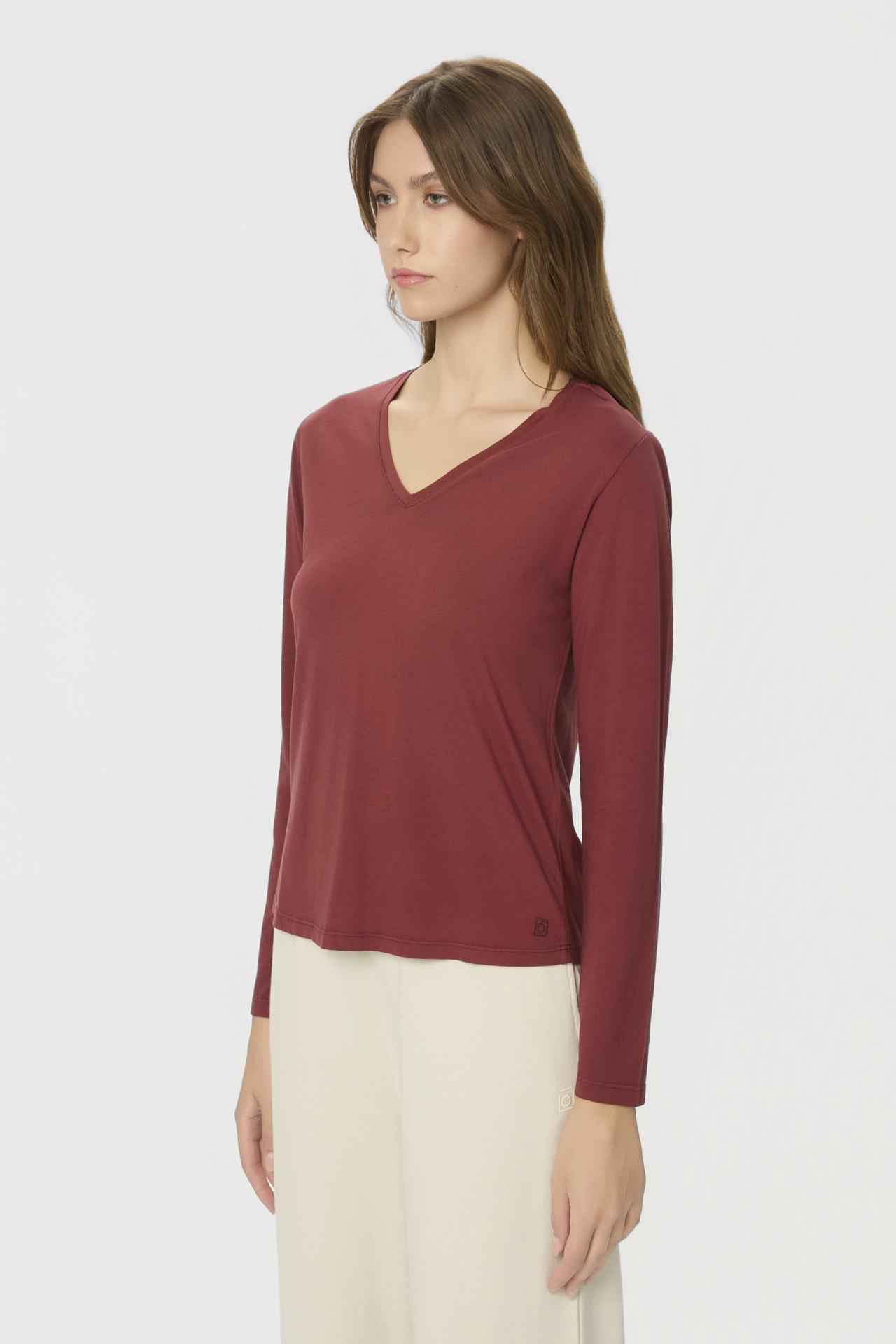 V-NECK LONGSLEEVE