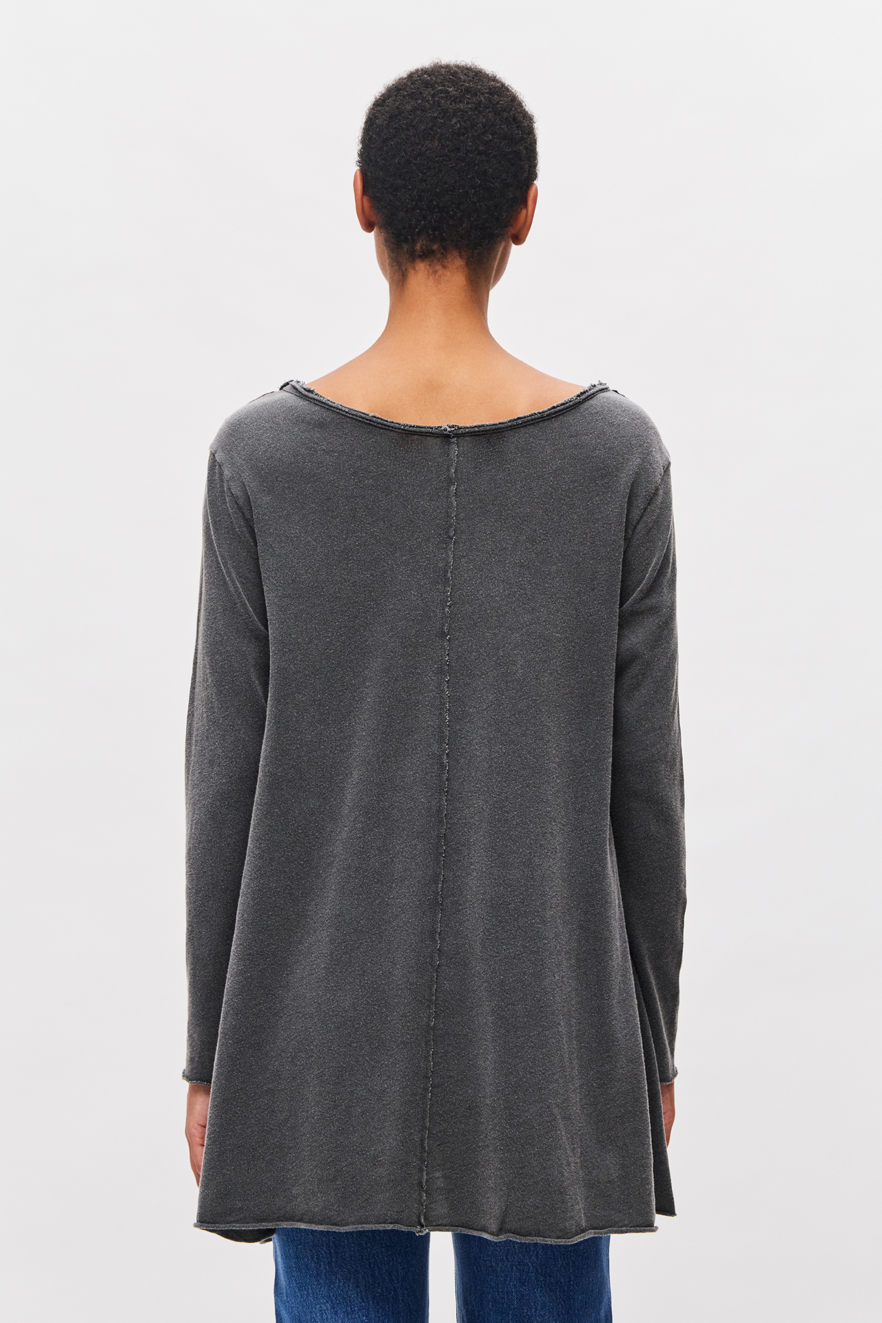 ASSYMETRIC SLUB LONGSLEEVE
