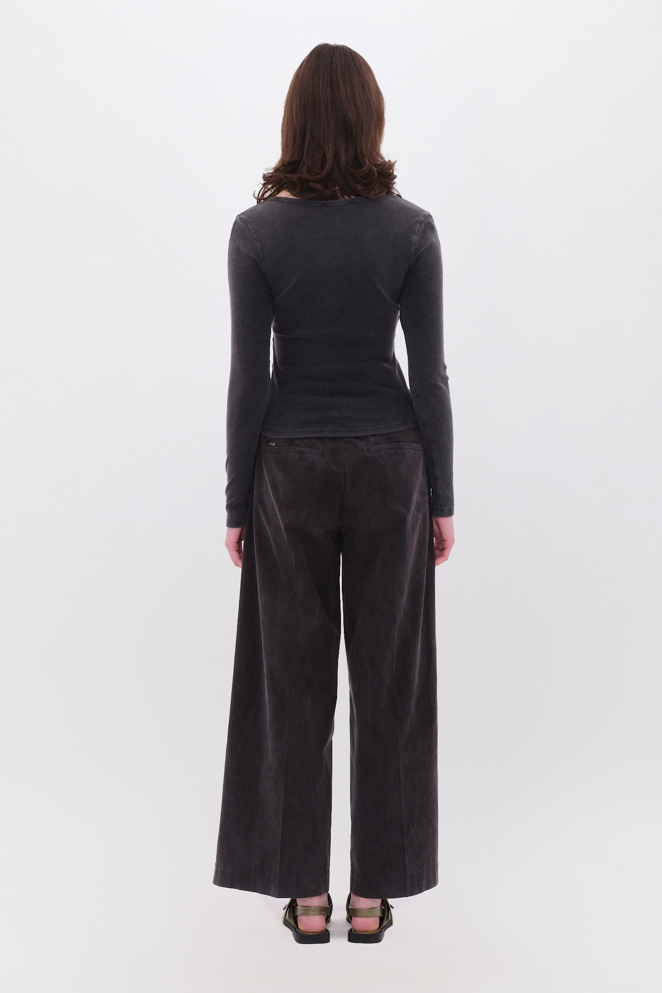 SCOOPNECK RIB LONGSLEEVE