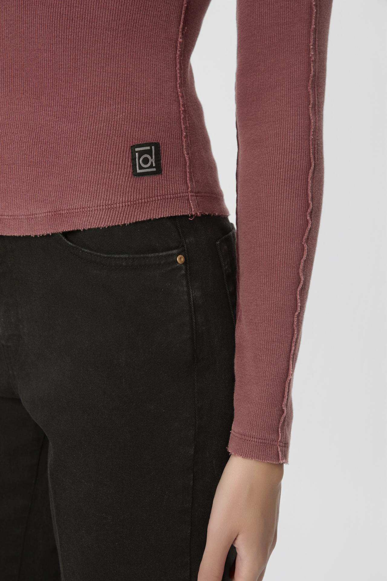 SCOOPNECK RIB LONGSLEEVE