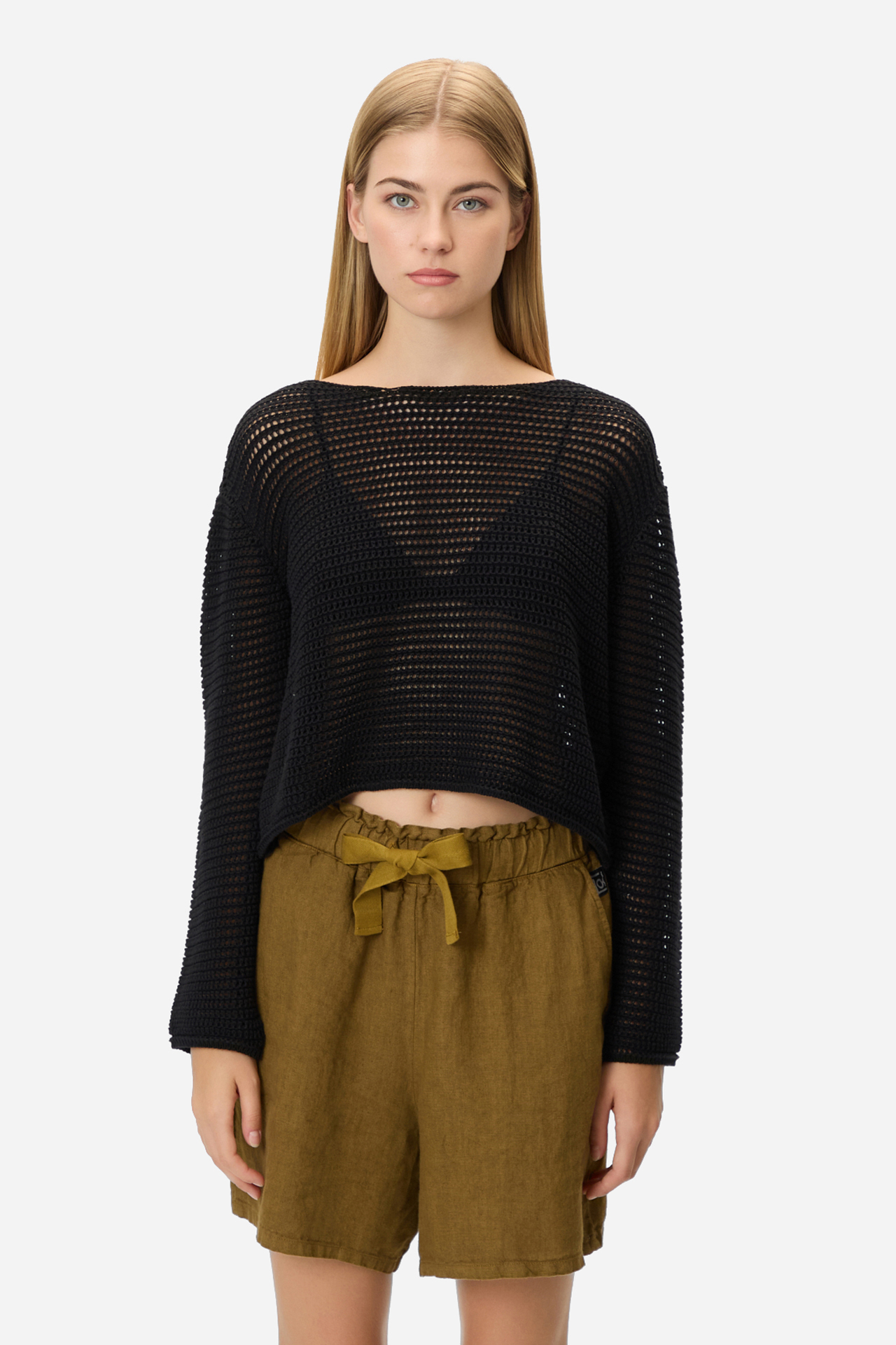 KNITTED CROPPED LONGSLEEVE